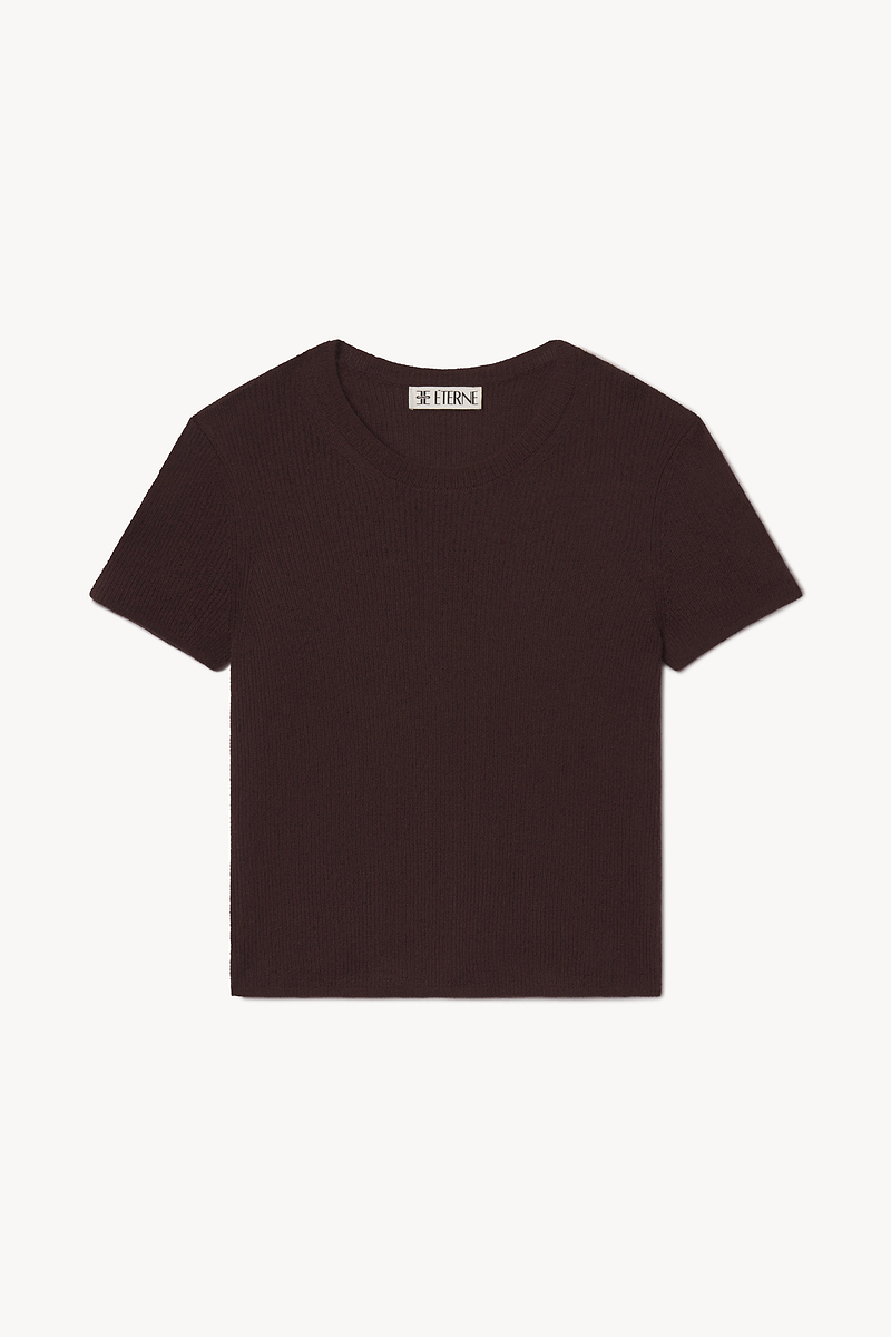 ÉTERNE RIB STITCH BABY TEE