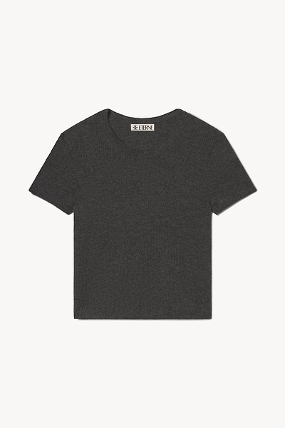 ÉTERNE RIB STITCH BABY TEE 