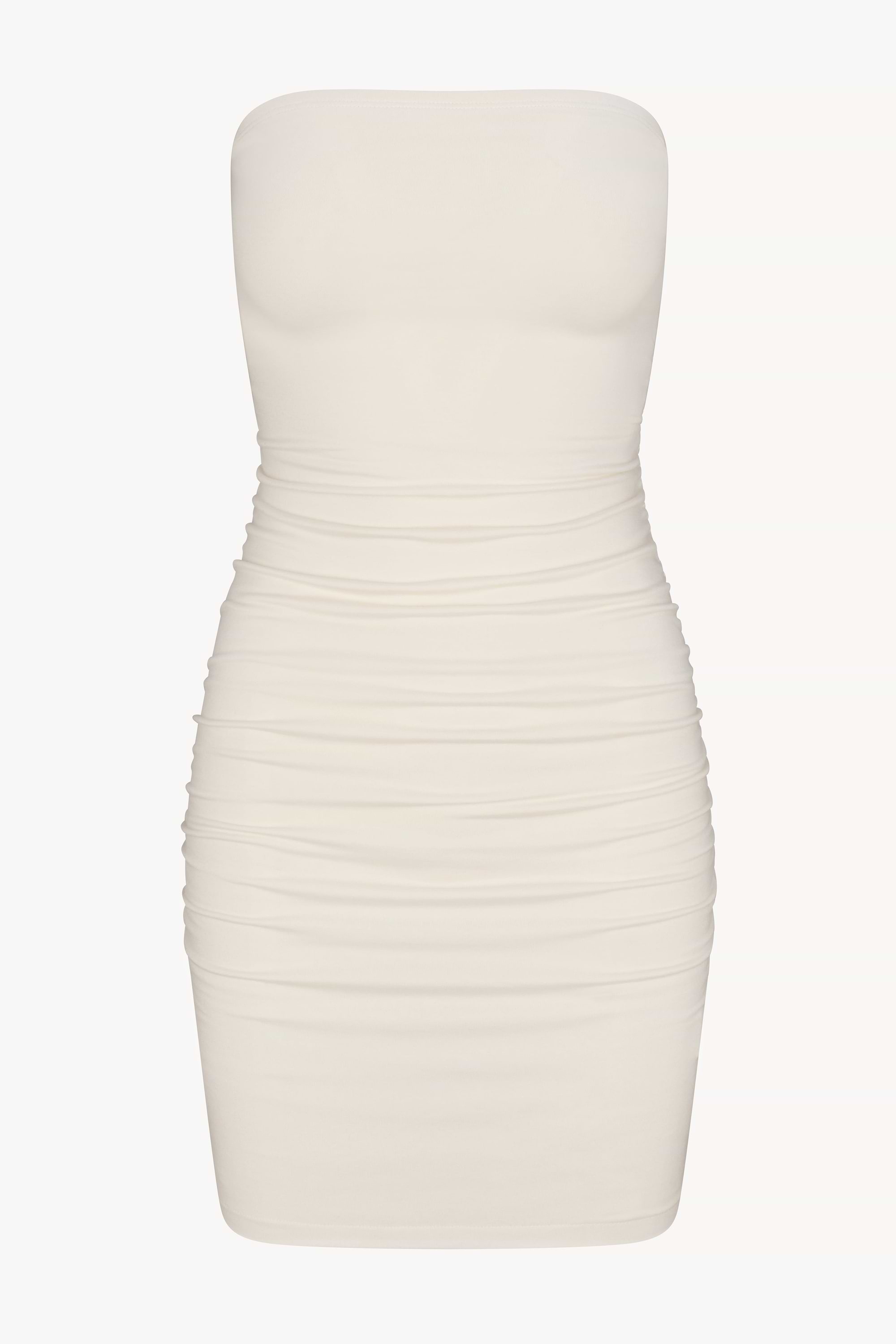 RUCHED TUBE MINI DRESS - ÉTERNE