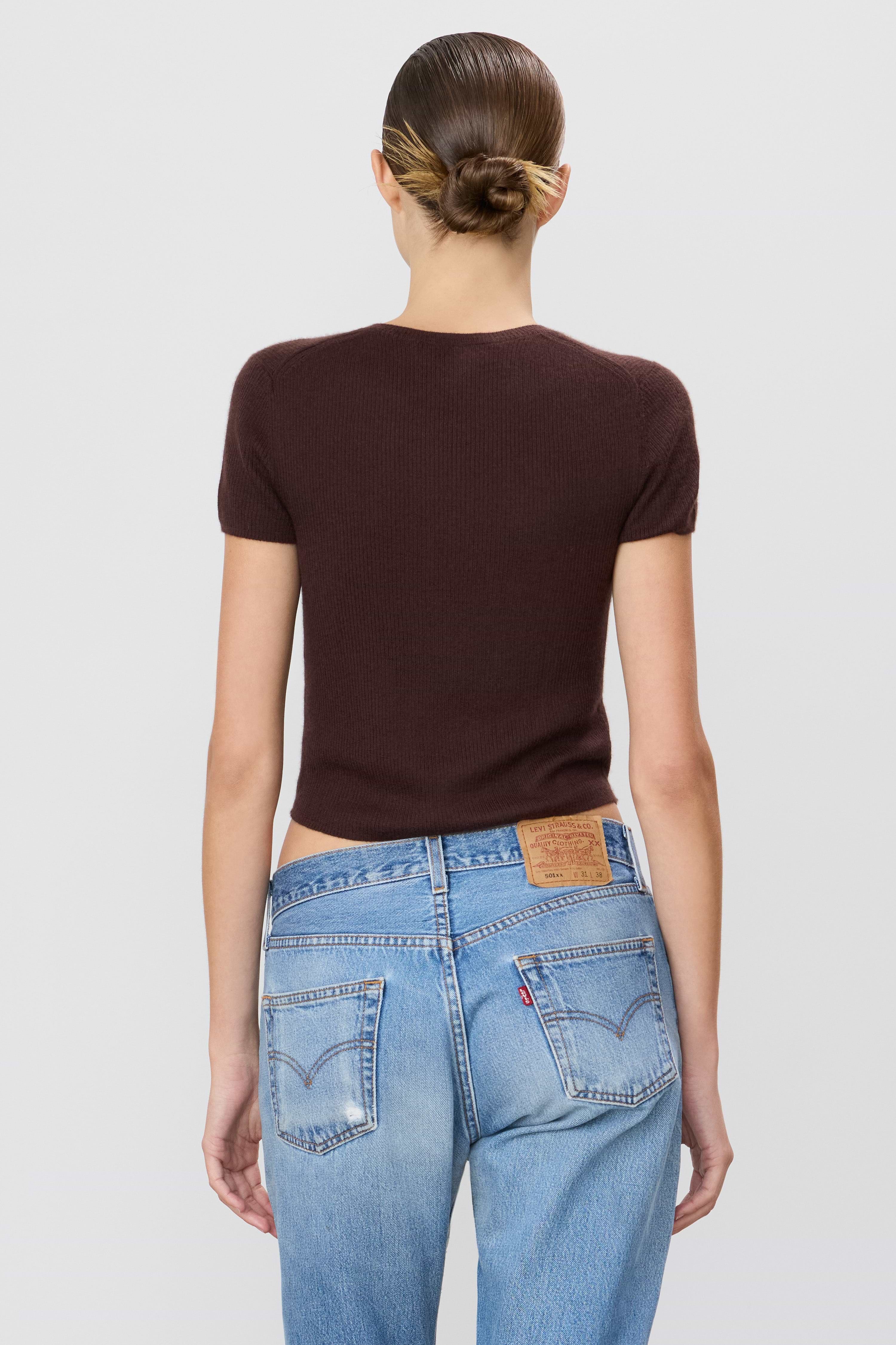 ÉTERNE RIB STITCH BABY TEE
