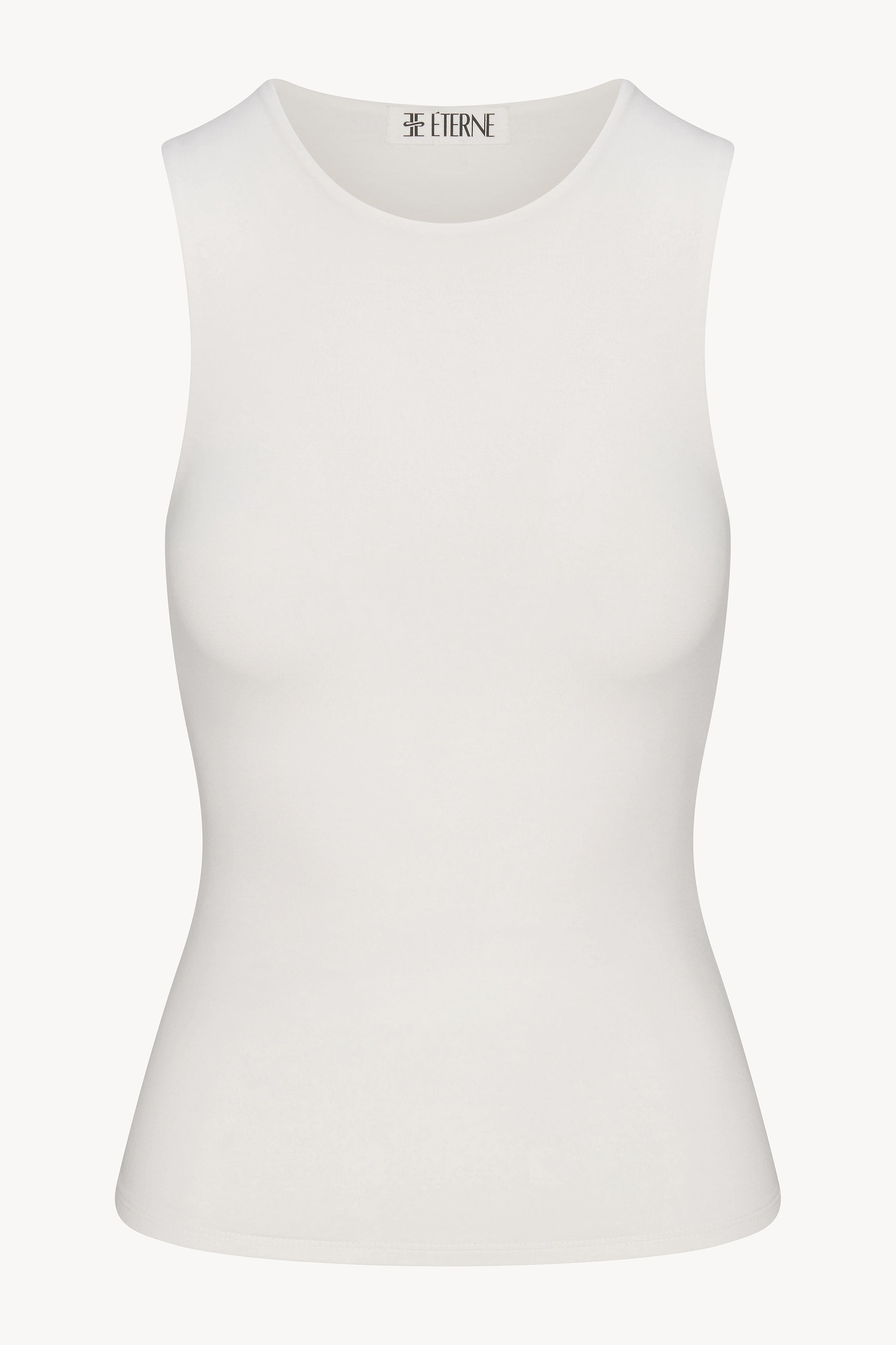 SLEEVELESS CREWNECK TOP - ÉTERNE