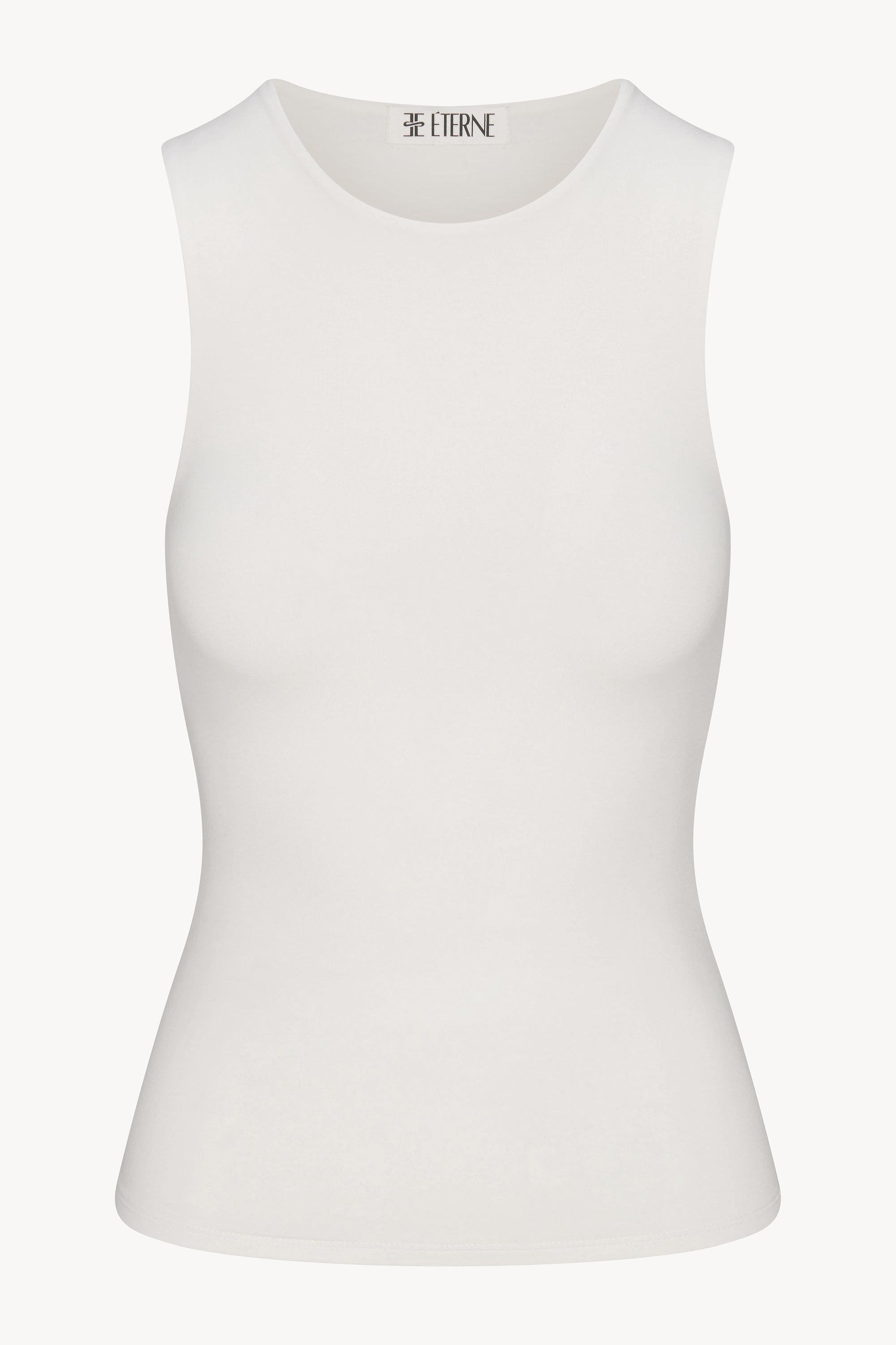 SLEEVELESS CREWNECK TOP - ÉTERNE