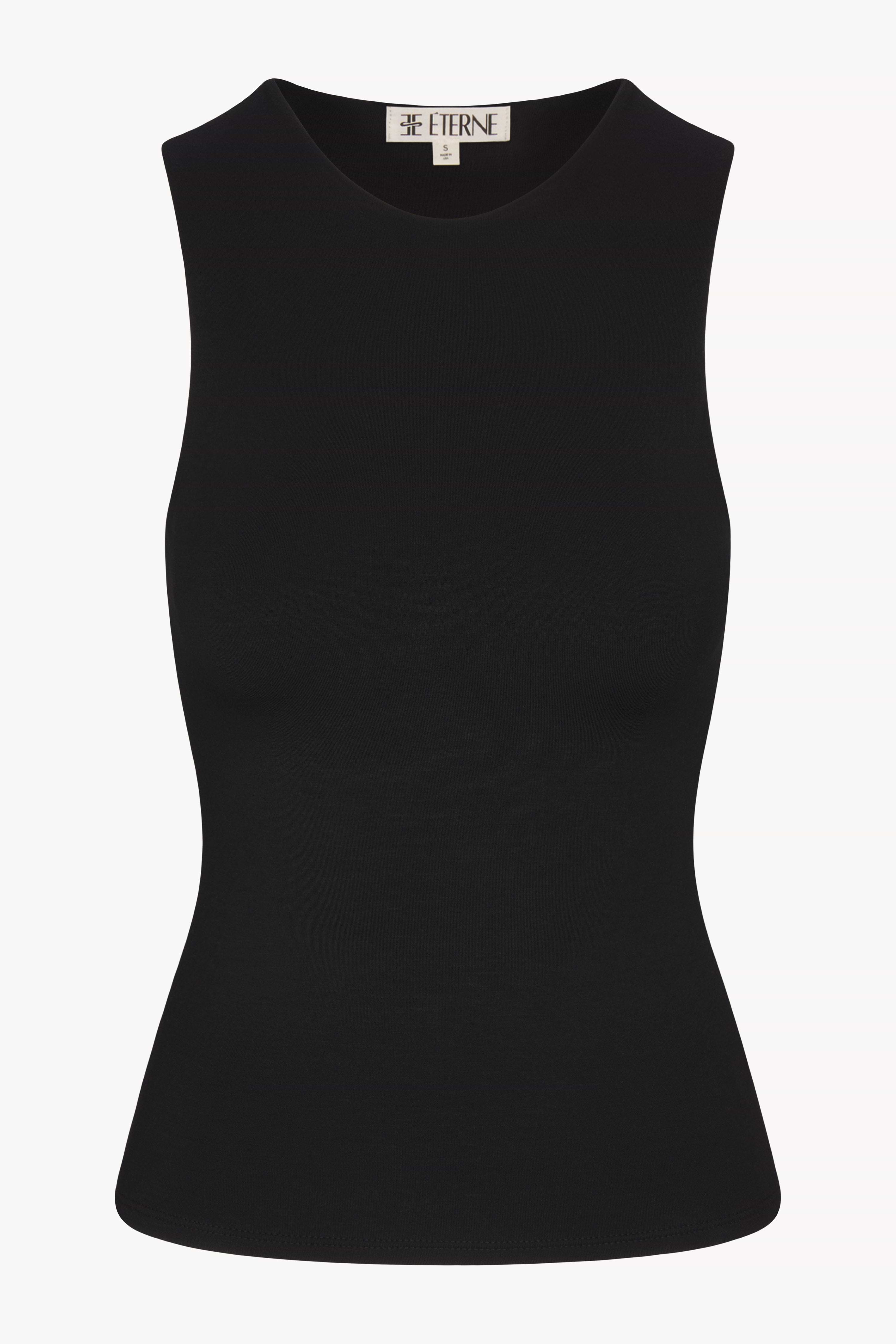 ÉTERNE SLEEVELESS CREWNECK TOP
