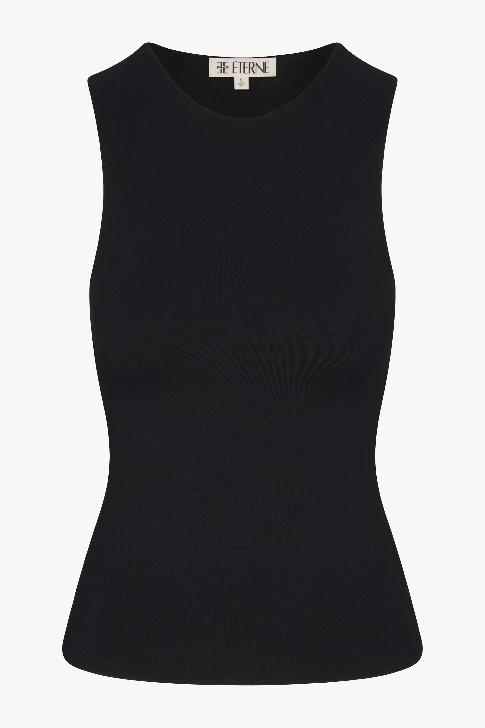 ÉTERNE SLEEVELESS CREWNECK TOP
