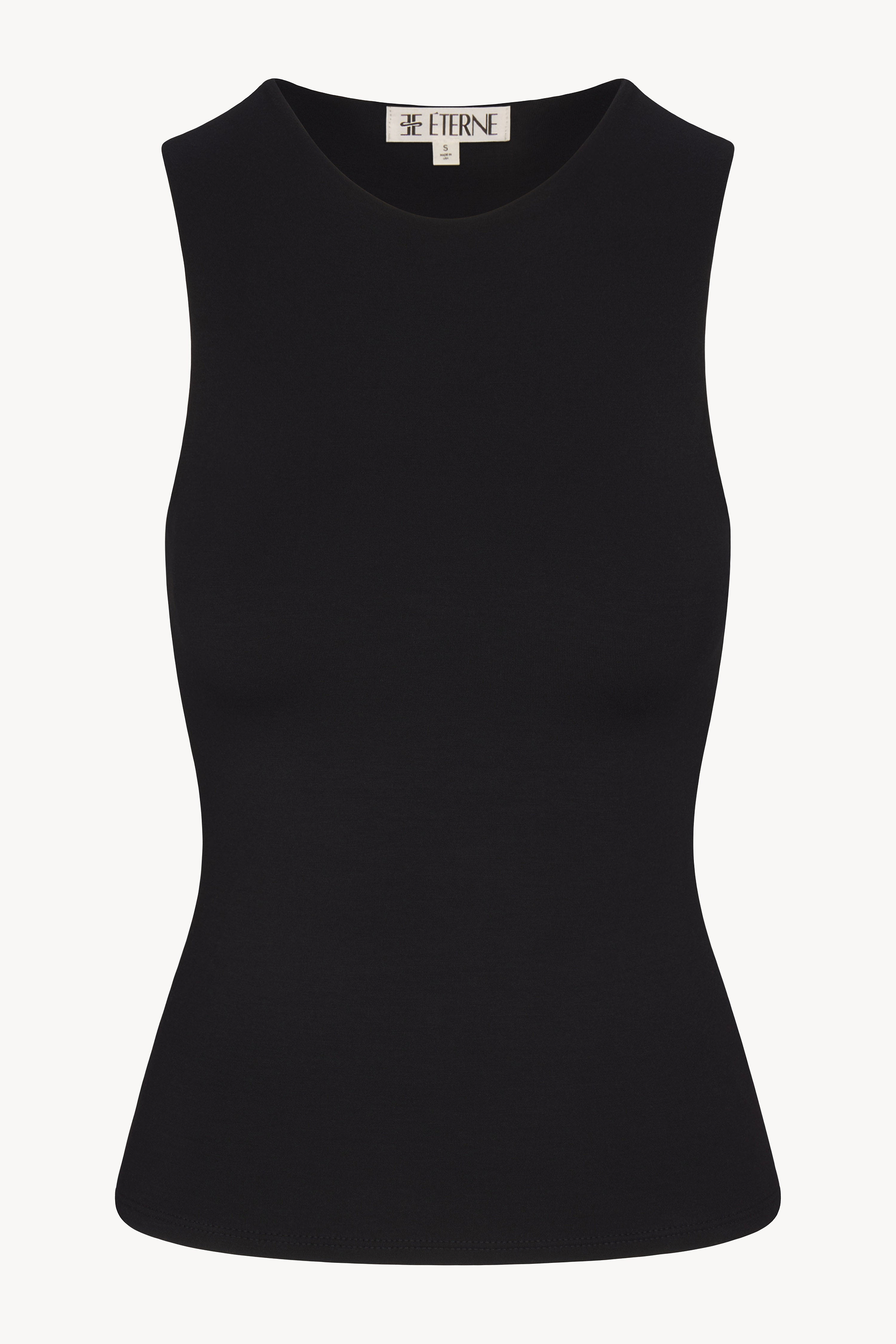ÉTERNE SLEEVELESS CREWNECK TOP
