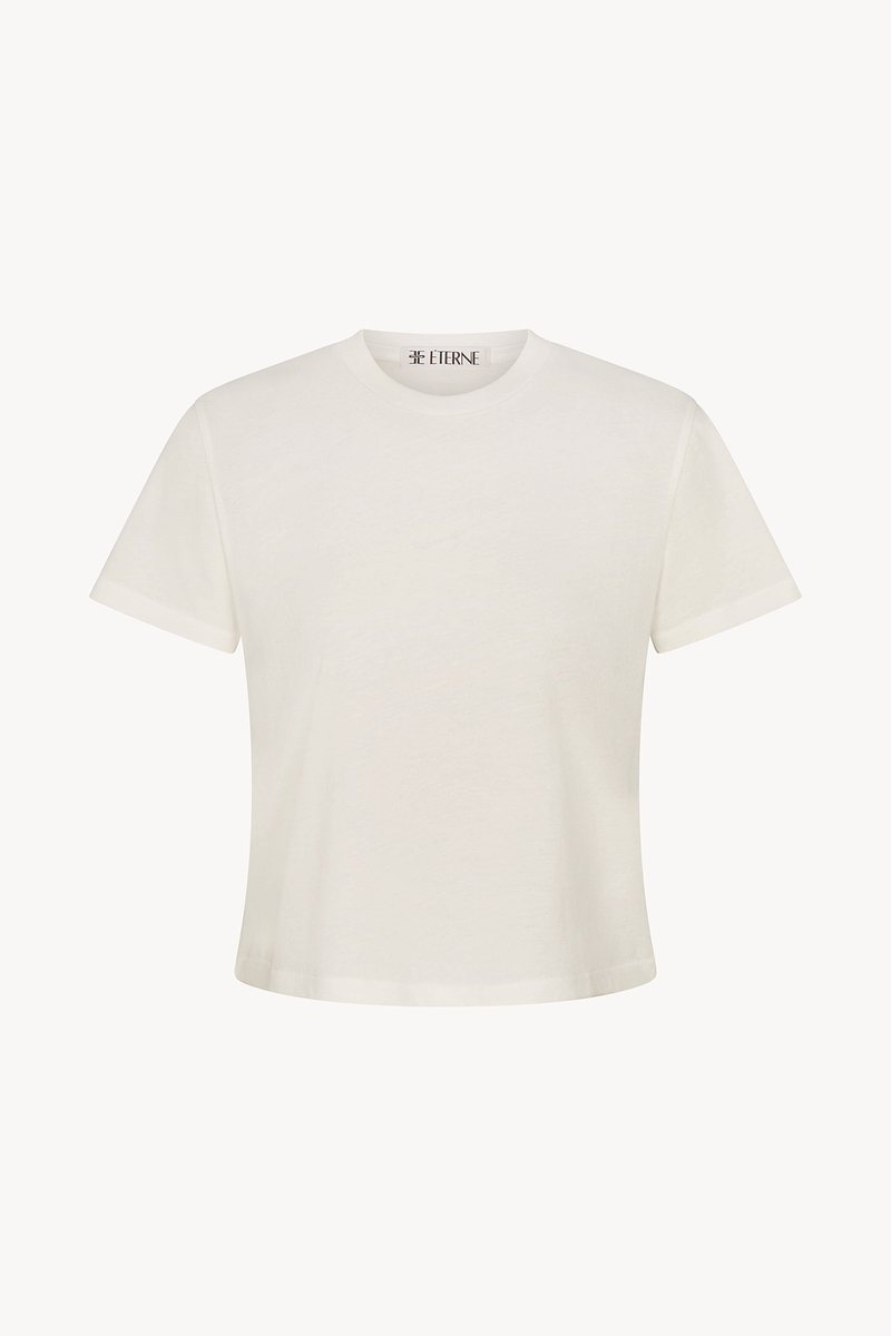SHORT SLEEVE BOXY TEE - ÉTERNE