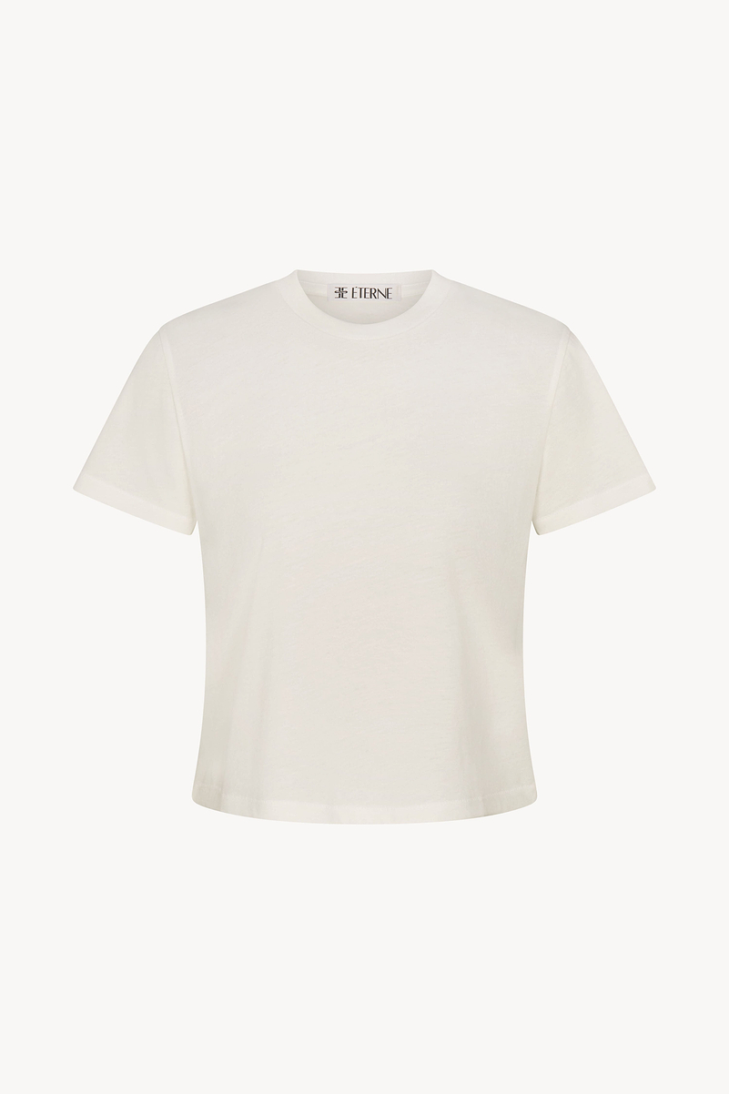 SHORT SLEEVE BOXY TEE - ÉTERNE