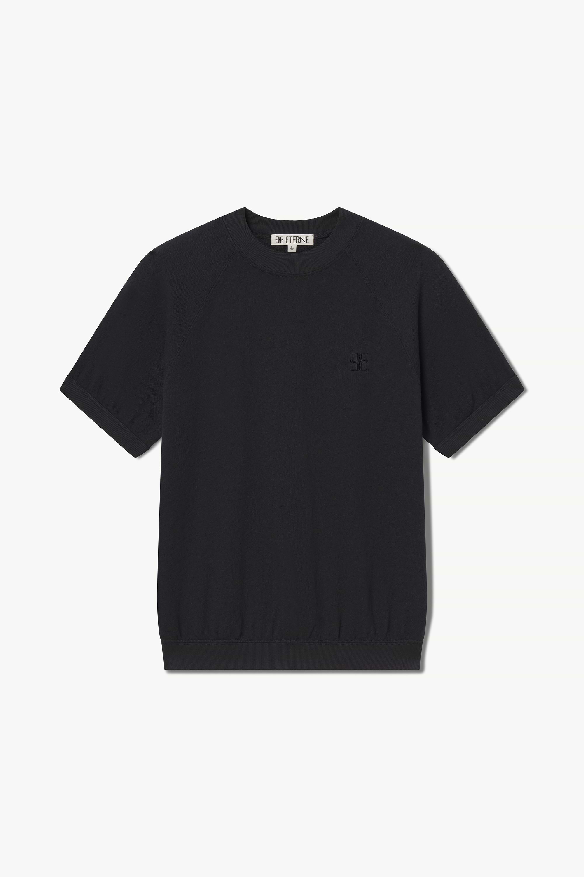 ÉTERNE Short Sleeve Raglan Sweatshirt 
