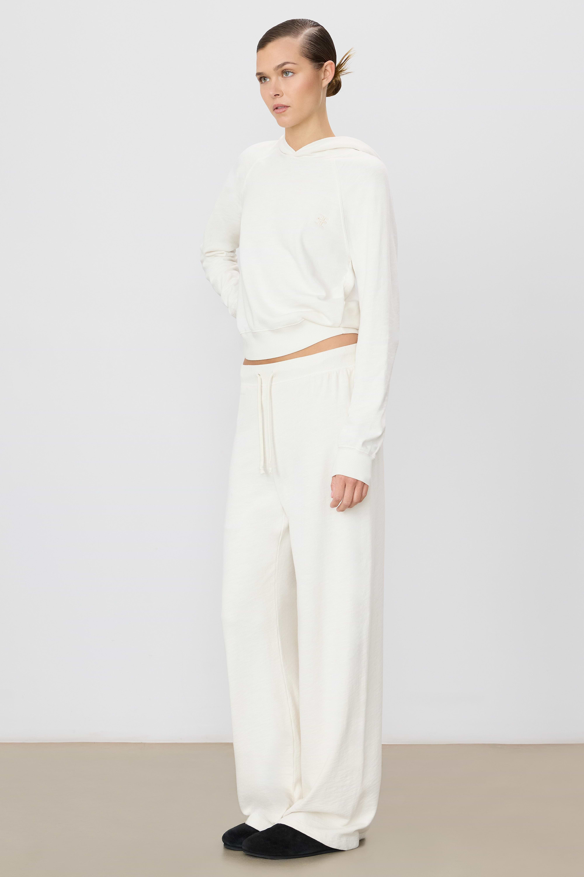 DRAWSTRING WIDE LEG SWEATPANT - ÉTERNE