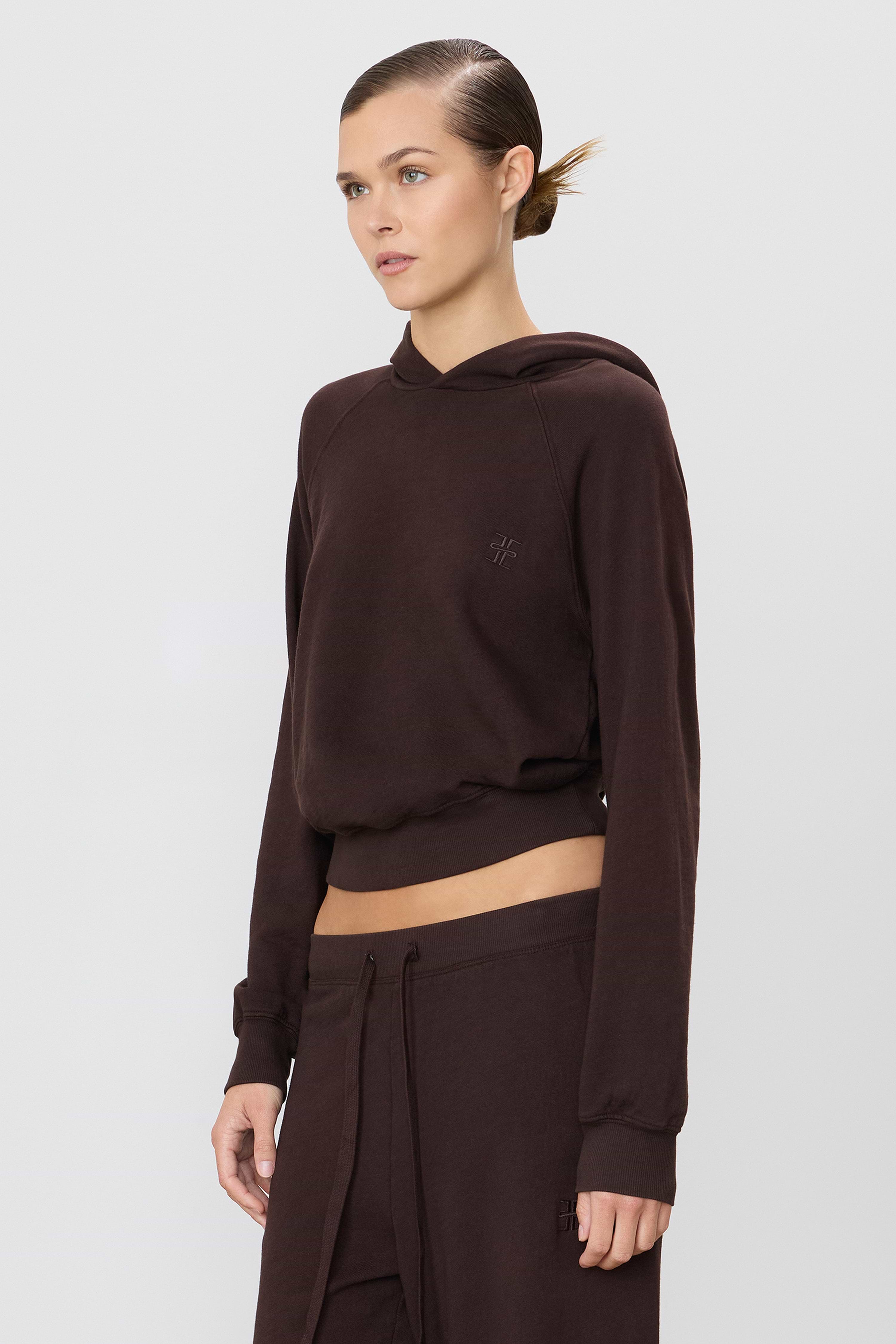 ÉTERNE SHRUNKEN HOODIE SWEATSHIRT