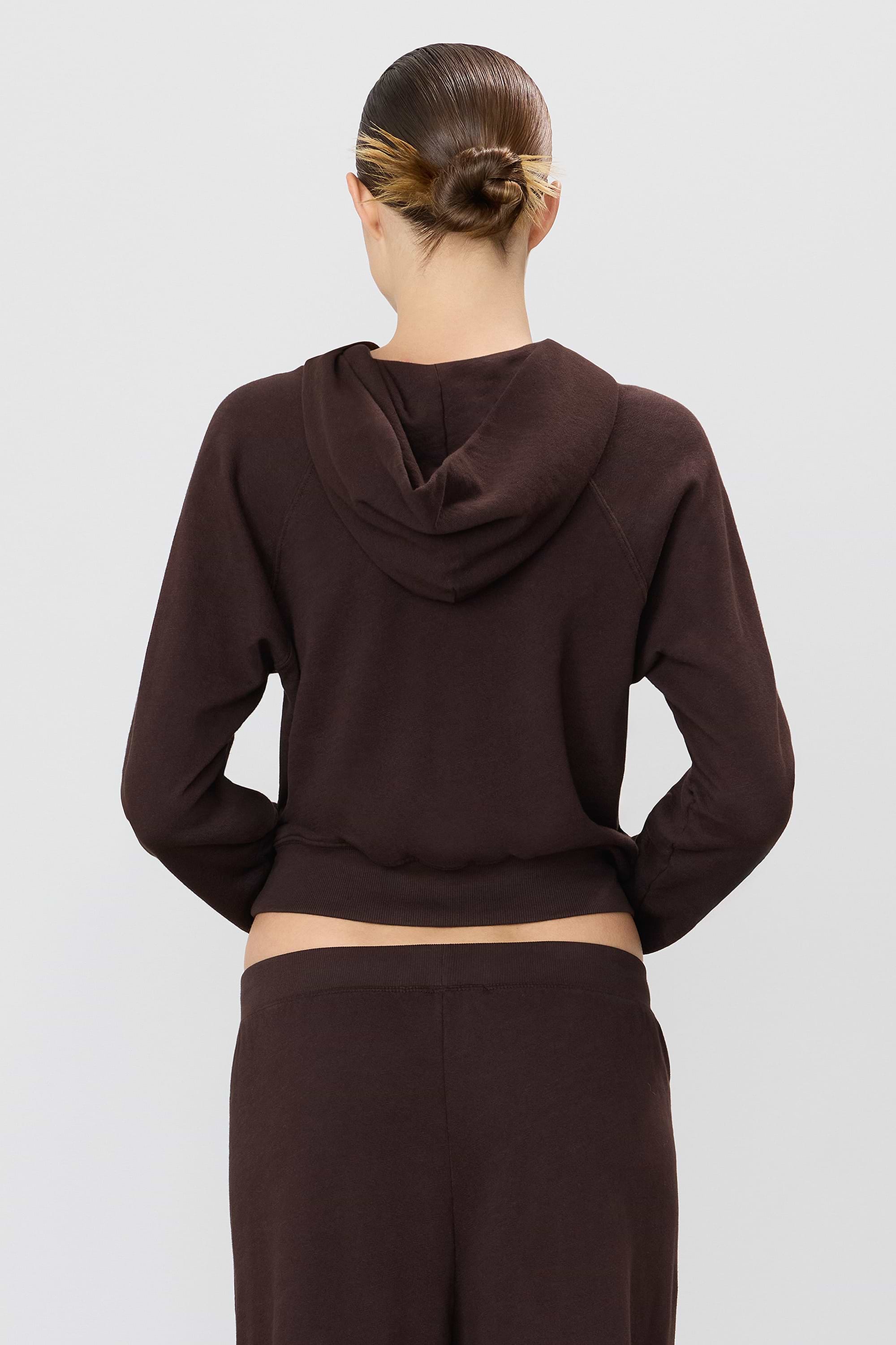 ÉTERNE SHRUNKEN HOODIE SWEATSHIRT
