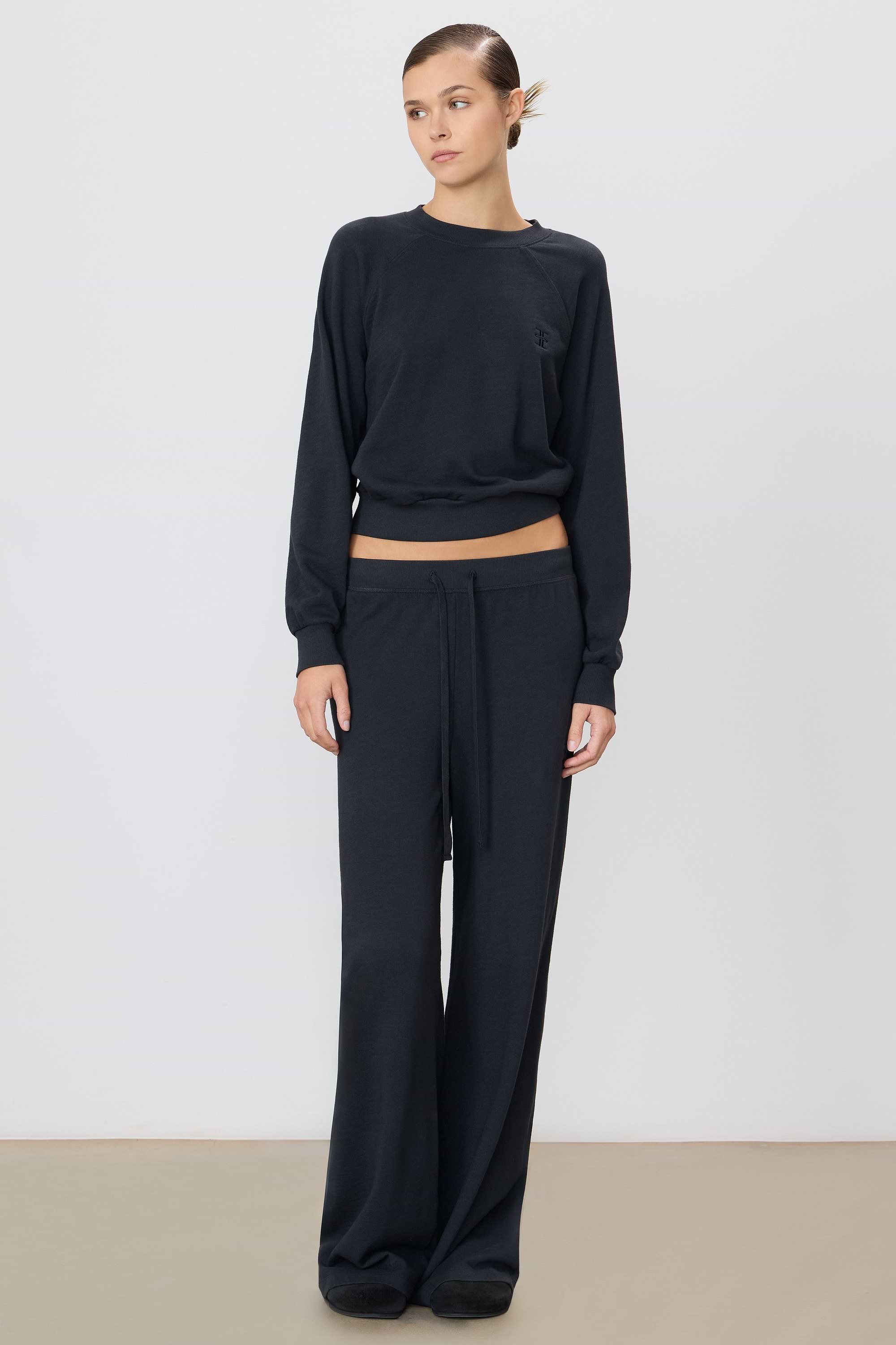 ÉTERNE DRAWSTRING WIDE LEG SWEATPANT