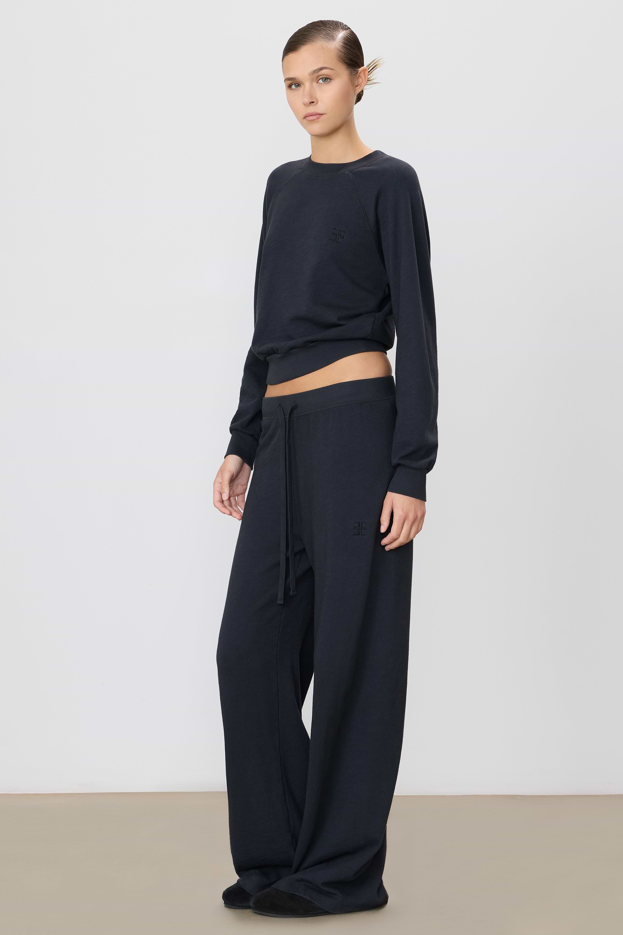 ÉTERNE DRAWSTRING WIDE LEG SWEATPANT