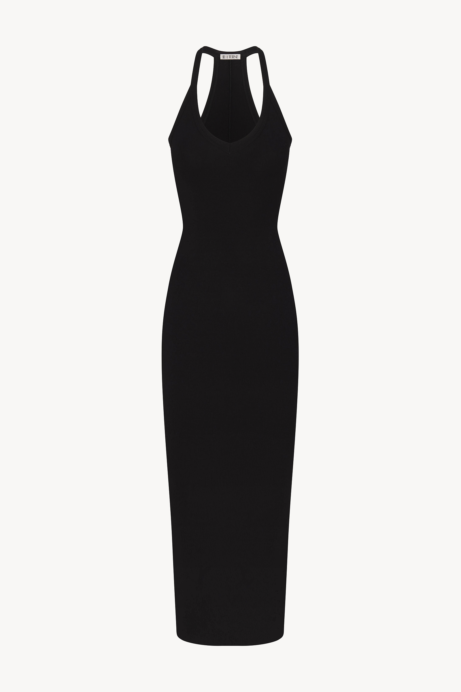V-NECK RACERBACK MIDI DRESS - ÉTERNE