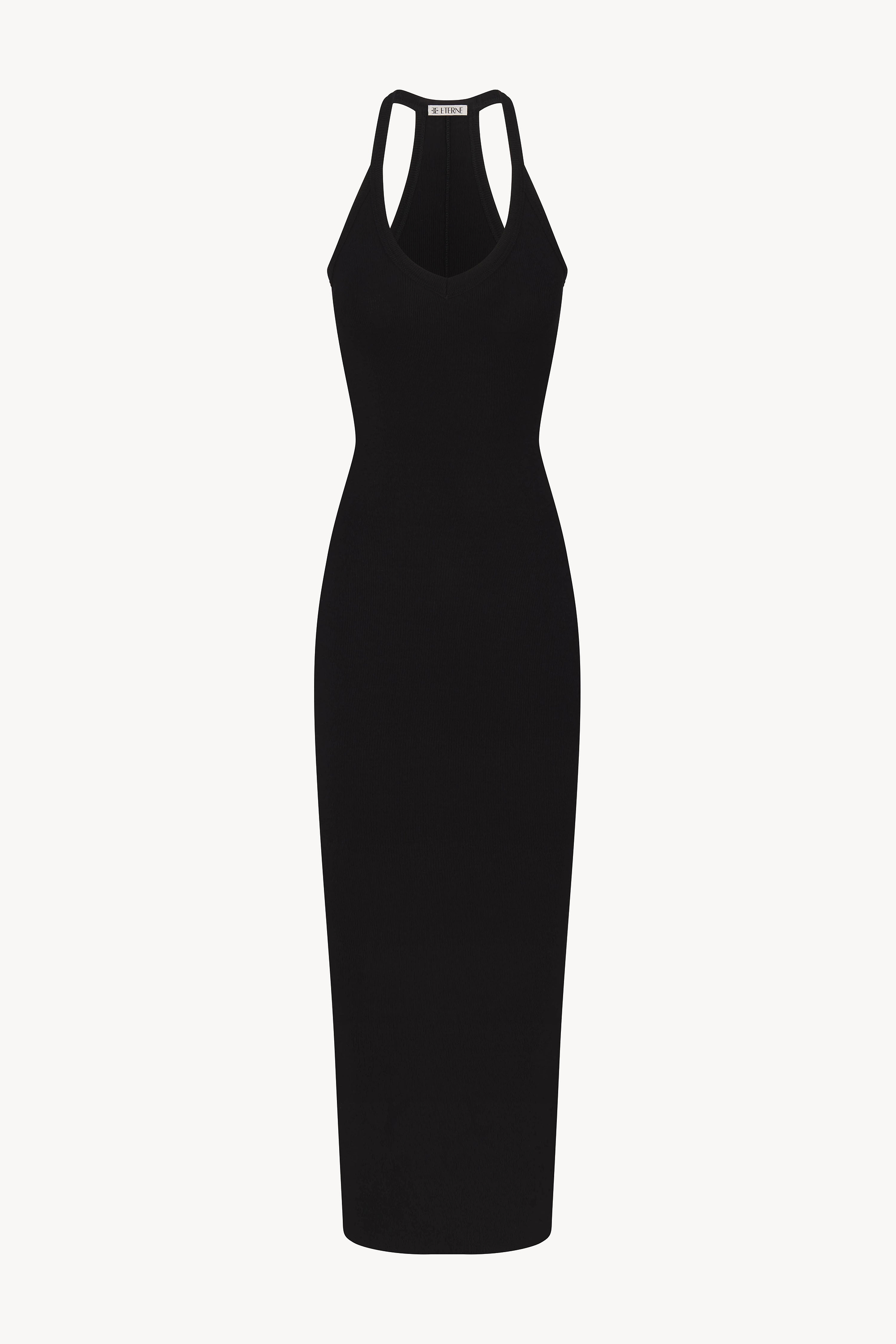 V-NECK RACERBACK MIDI DRESS - ÉTERNE