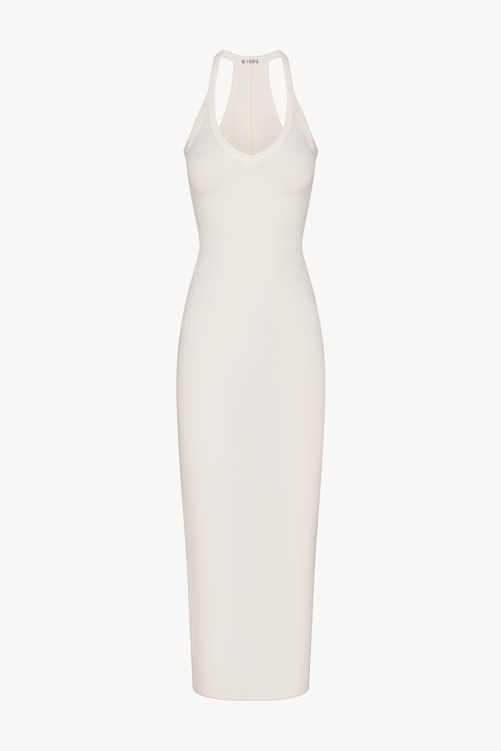 V-NECK RACERBACK MIDI DRESS - ÉTERNE