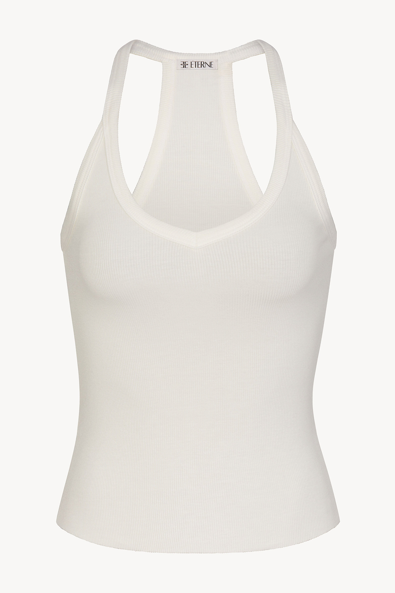 V-NECK RACERBACK TANK - ÉTERNE