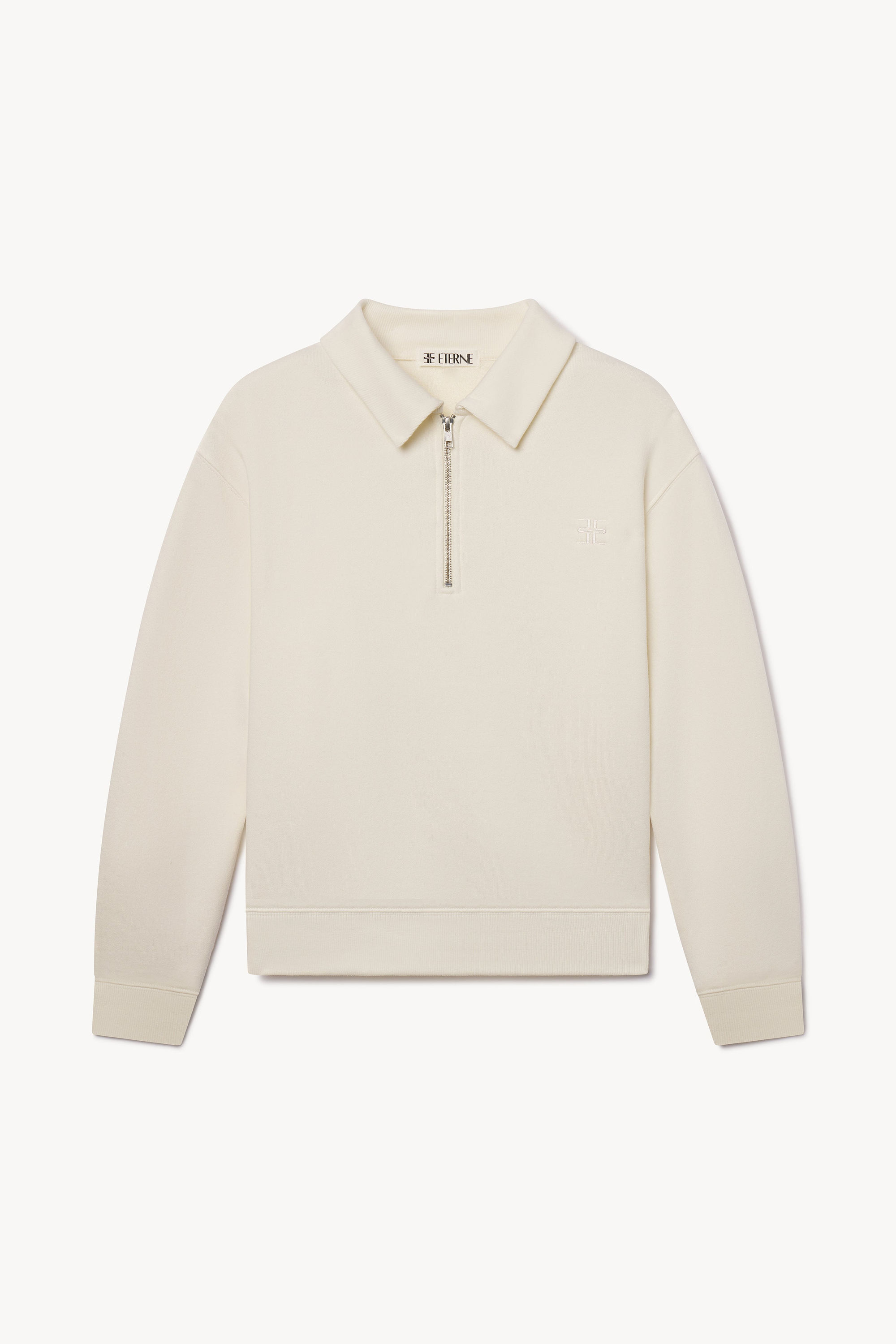 ZIP-UP POLO SWEATSHIRT - ÉTERNE