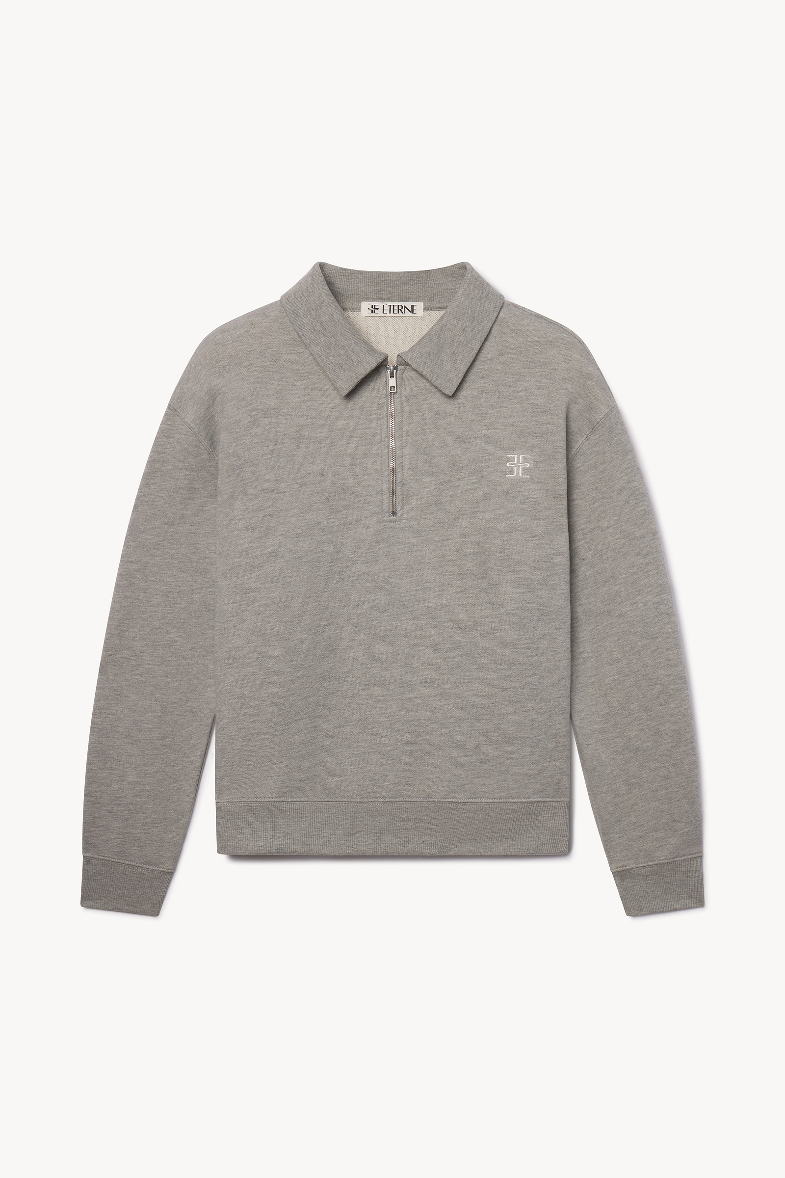 ZIP-UP POLO SWEATSHIRT - ÉTERNE