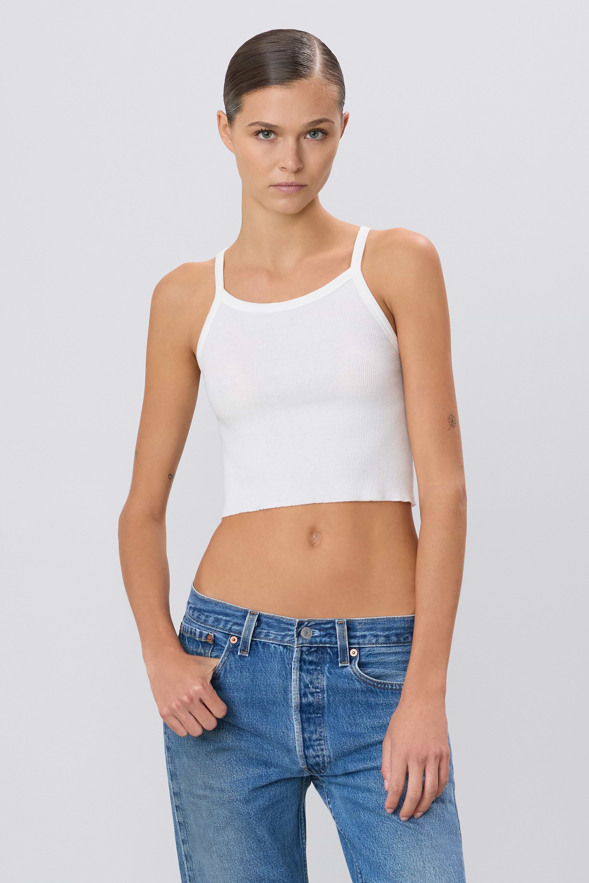 CROPPED RIB TANK - ÉTERNE