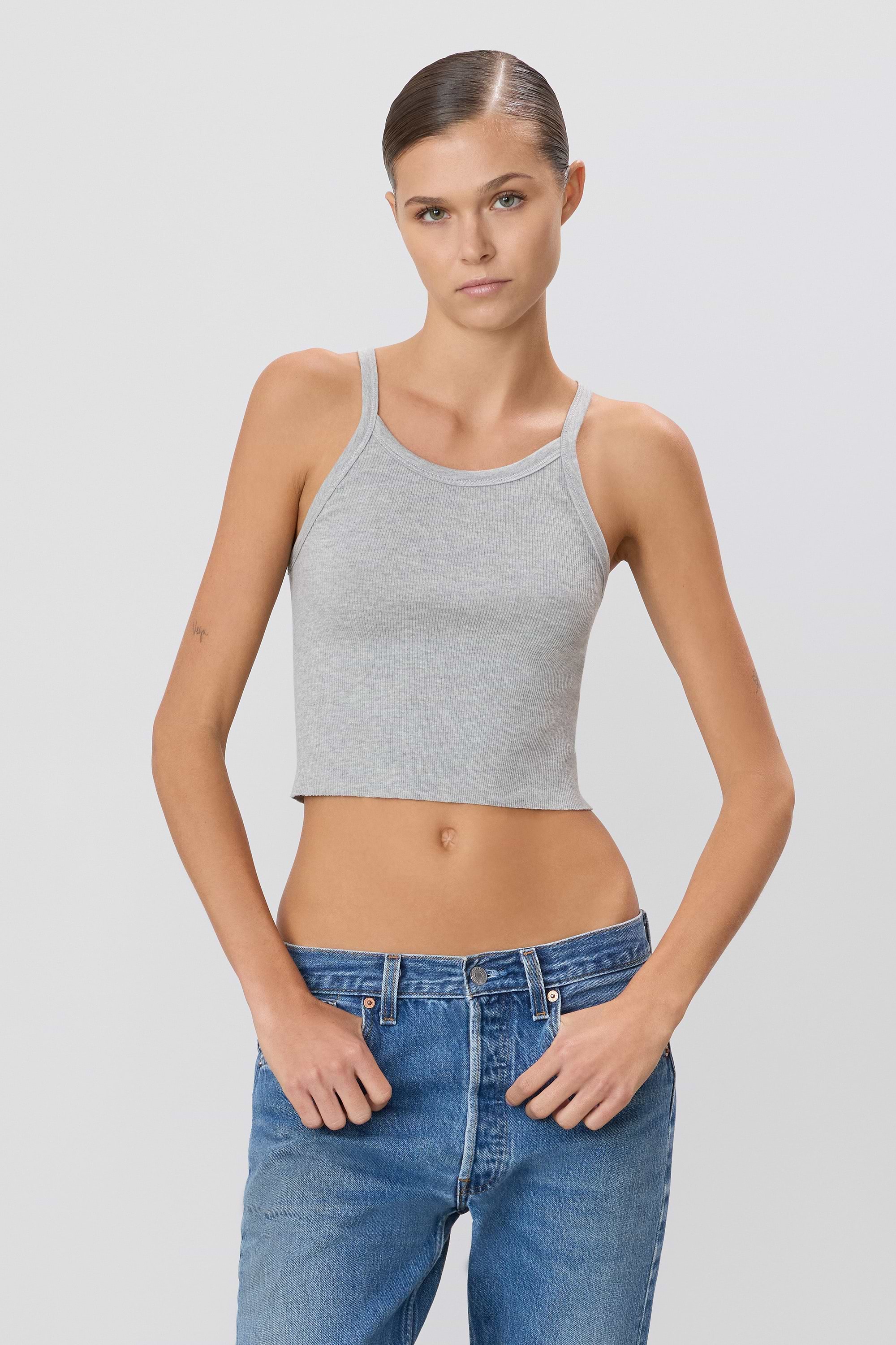 CROPPED RIB TANK - ÉTERNE