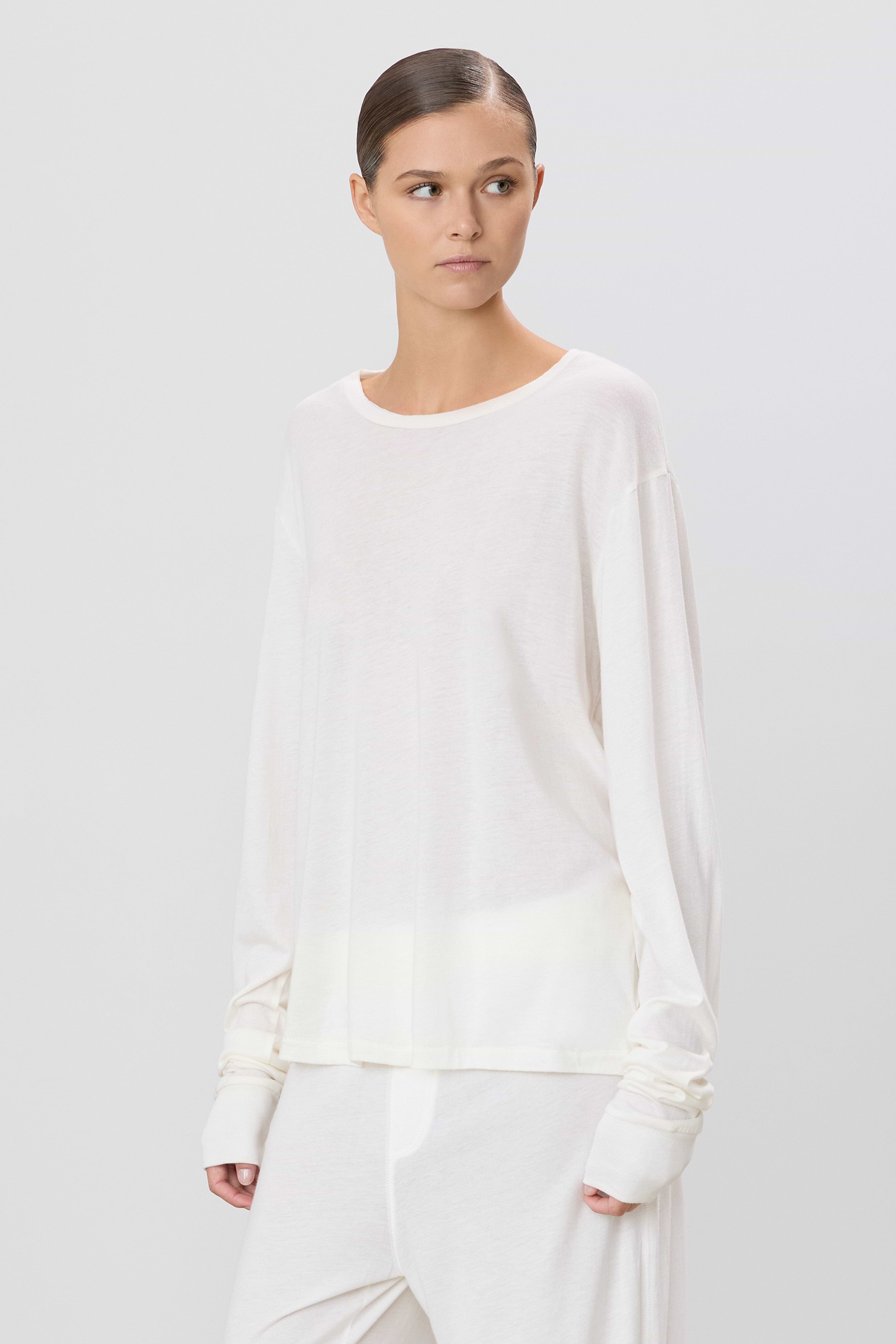 LONG SLEEVE BOYFRIEND T-SHIRT - ÉTERNE