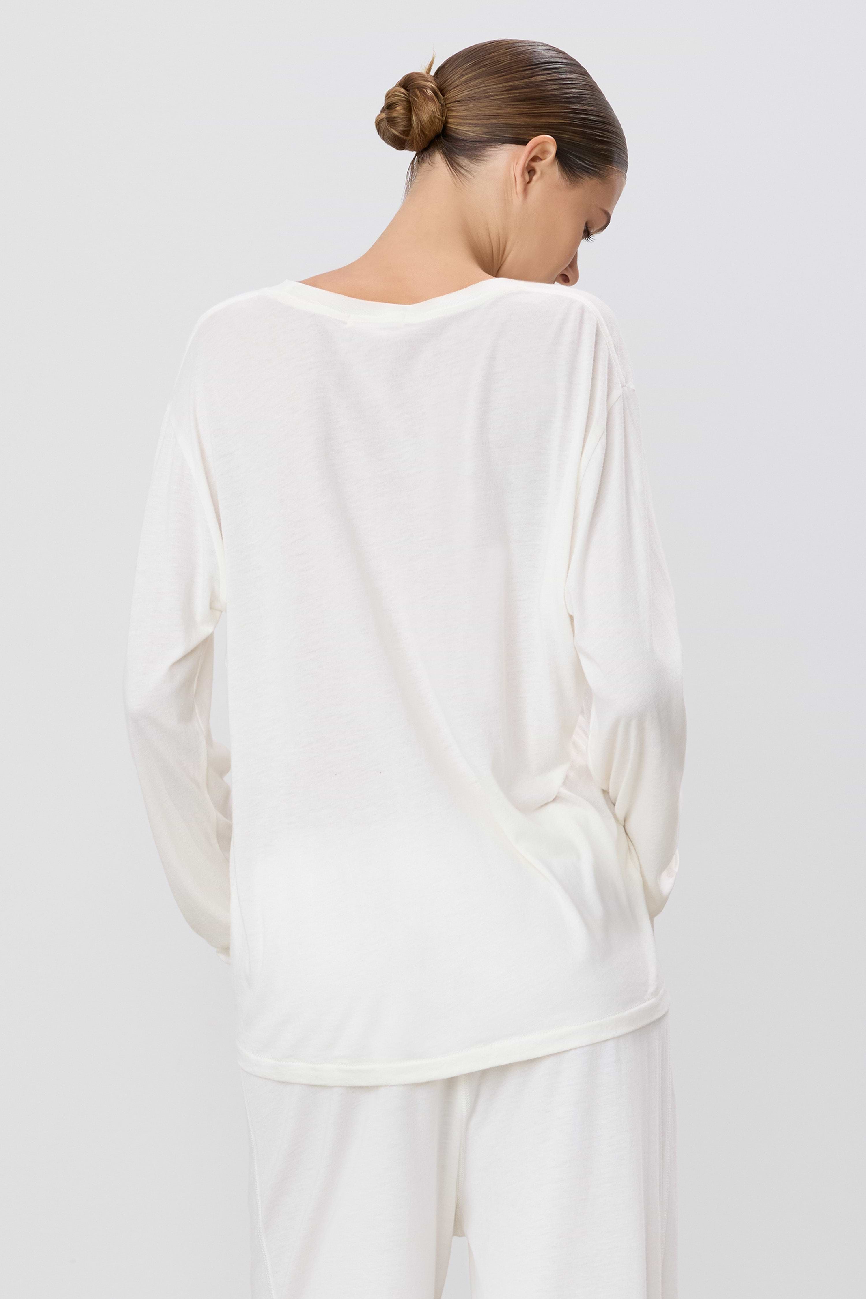 LONG SLEEVE BOYFRIEND T-SHIRT - ÉTERNE