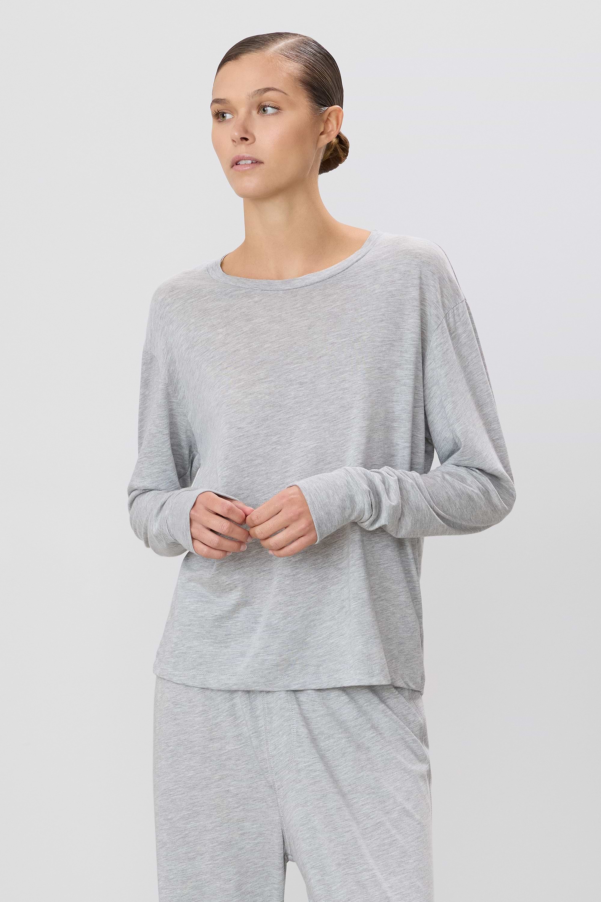 LONG SLEEVE BOYFRIEND T-SHIRT - ÉTERNE