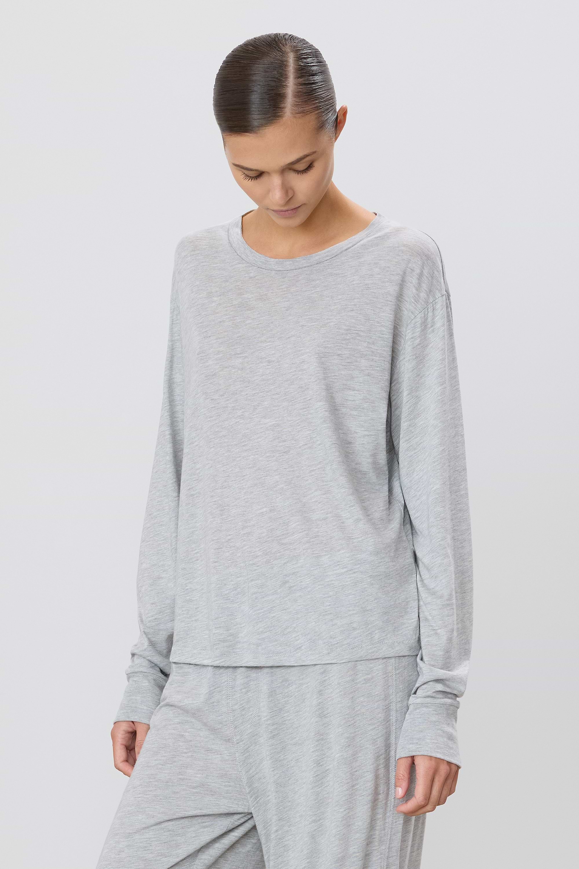 LONG SLEEVE BOYFRIEND T-SHIRT - ÉTERNE
