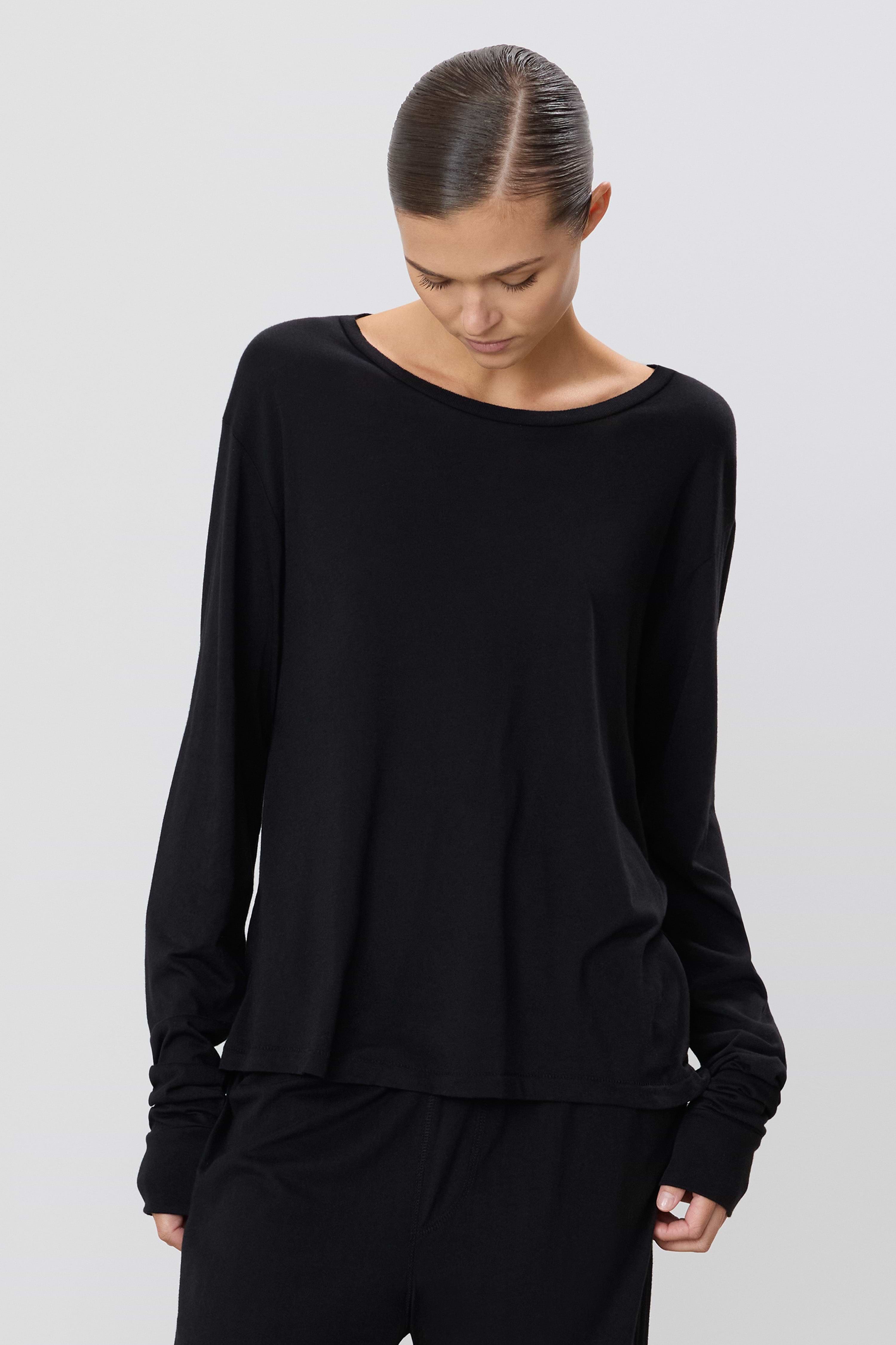 LONG SLEEVE BOYFRIEND T-SHIRT - ÉTERNE
