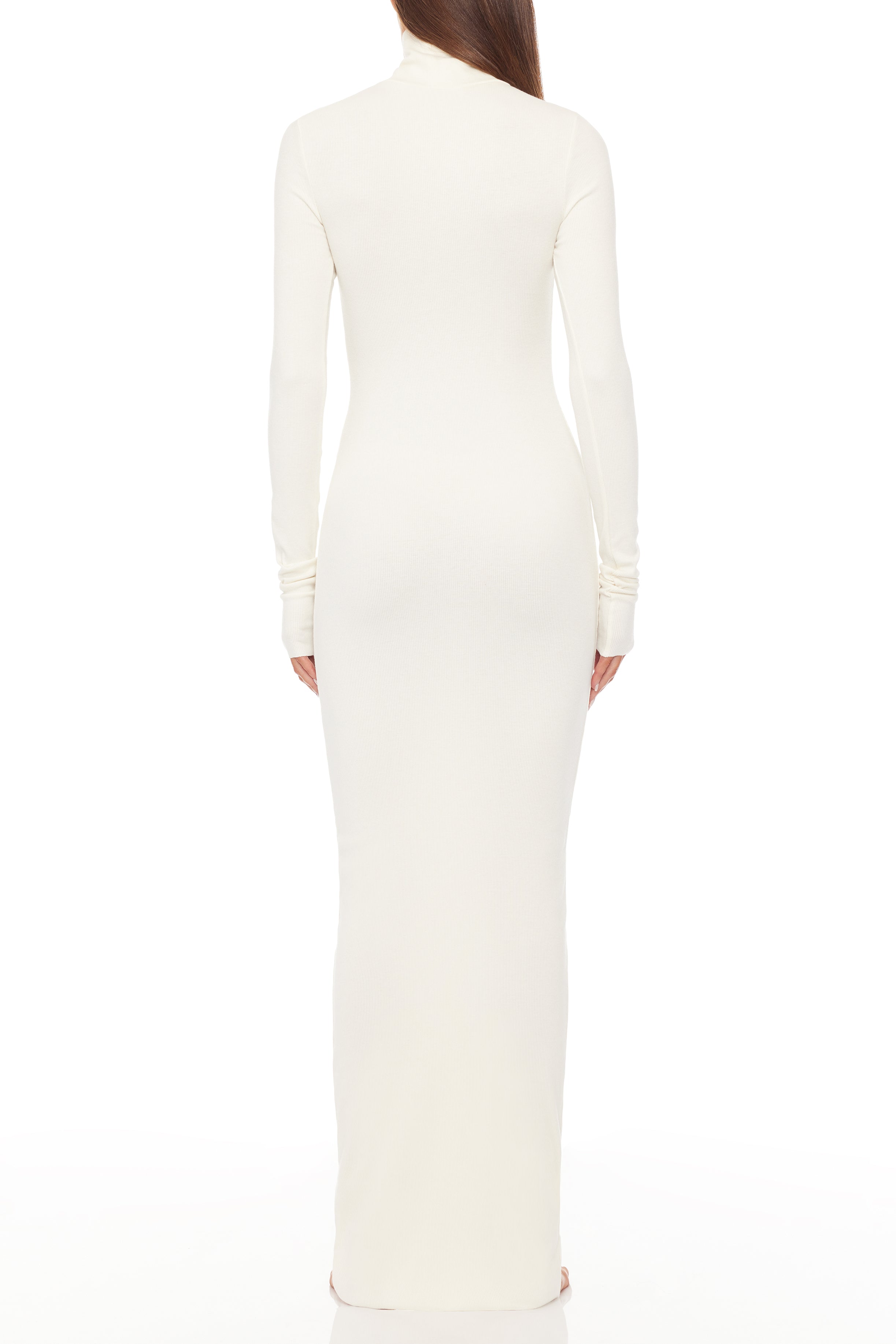 LONG SLEEVE TURTLENECK MAXI DRESS - ÉTERNE