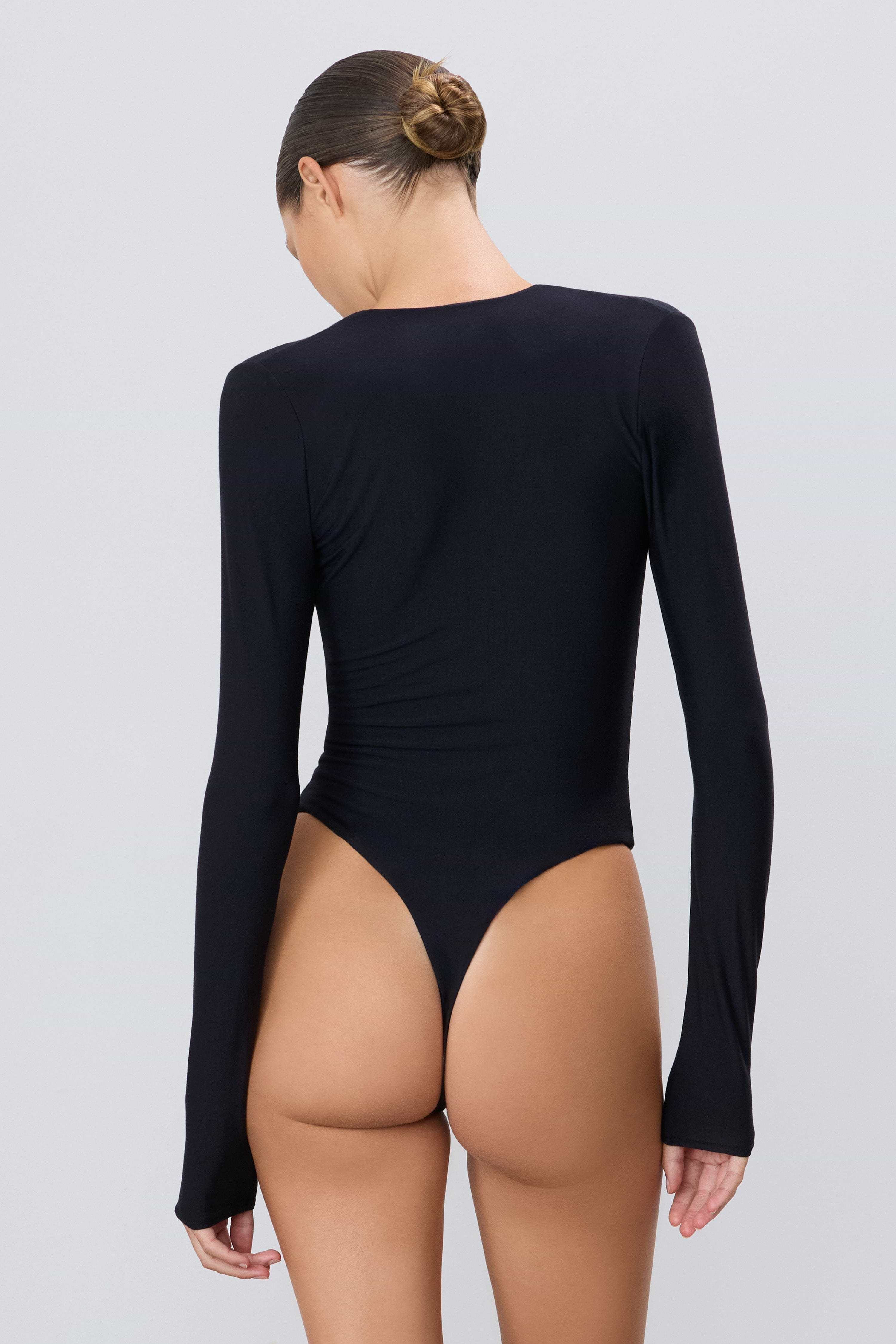 LONG SLEEVE DEEP V BODYSUIT - ÉTERNE