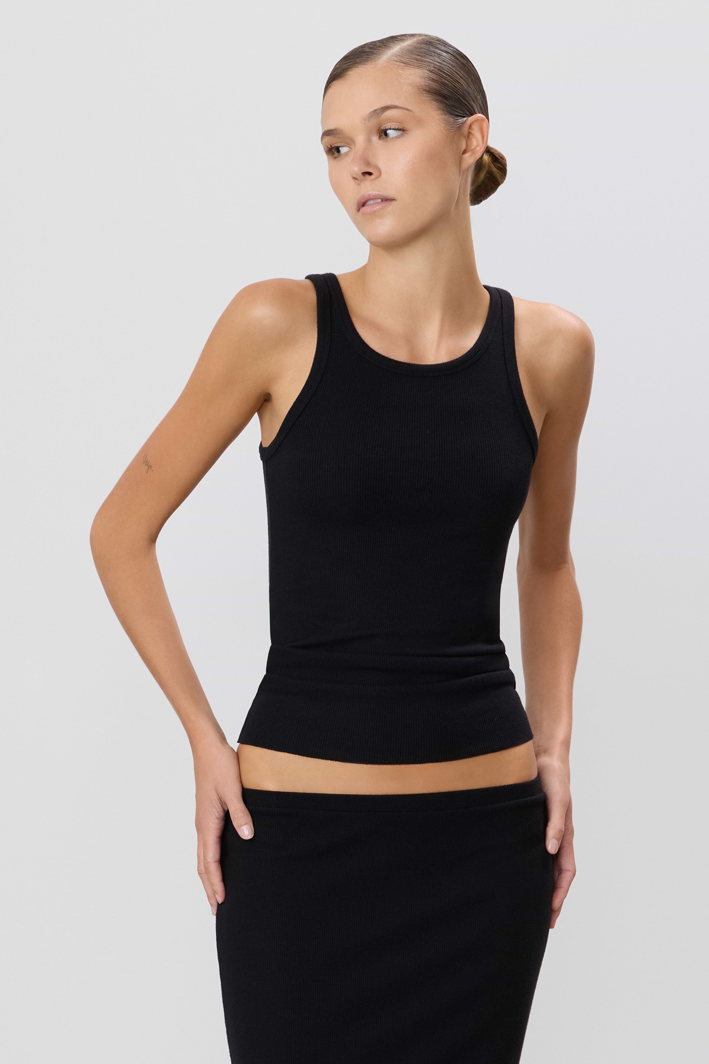 HIGH NECK FITTED TANK - ÉTERNE