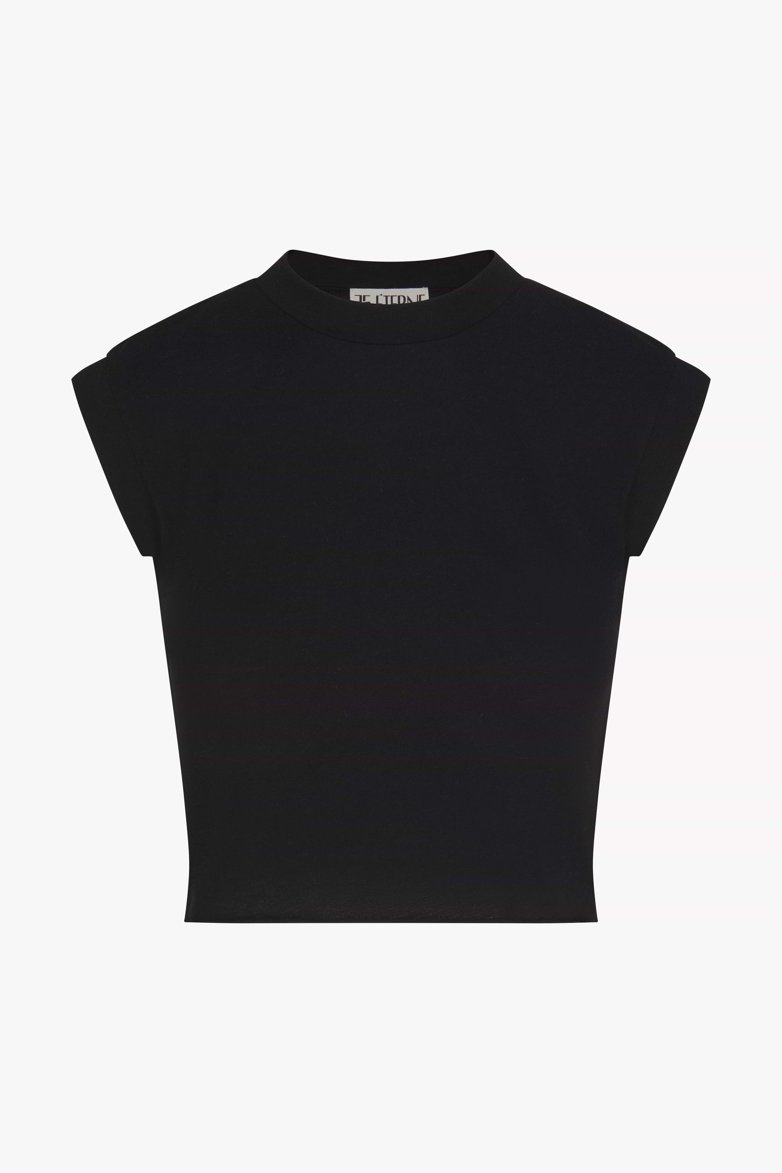 Prettylittlething Black Ultimate Cropped Sweater Jackets Coats