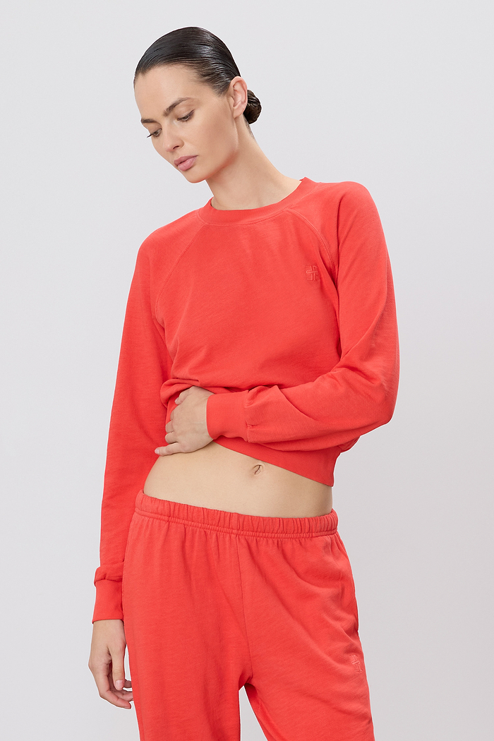 SHRUNKEN RAGLAN SWEATSHIRT