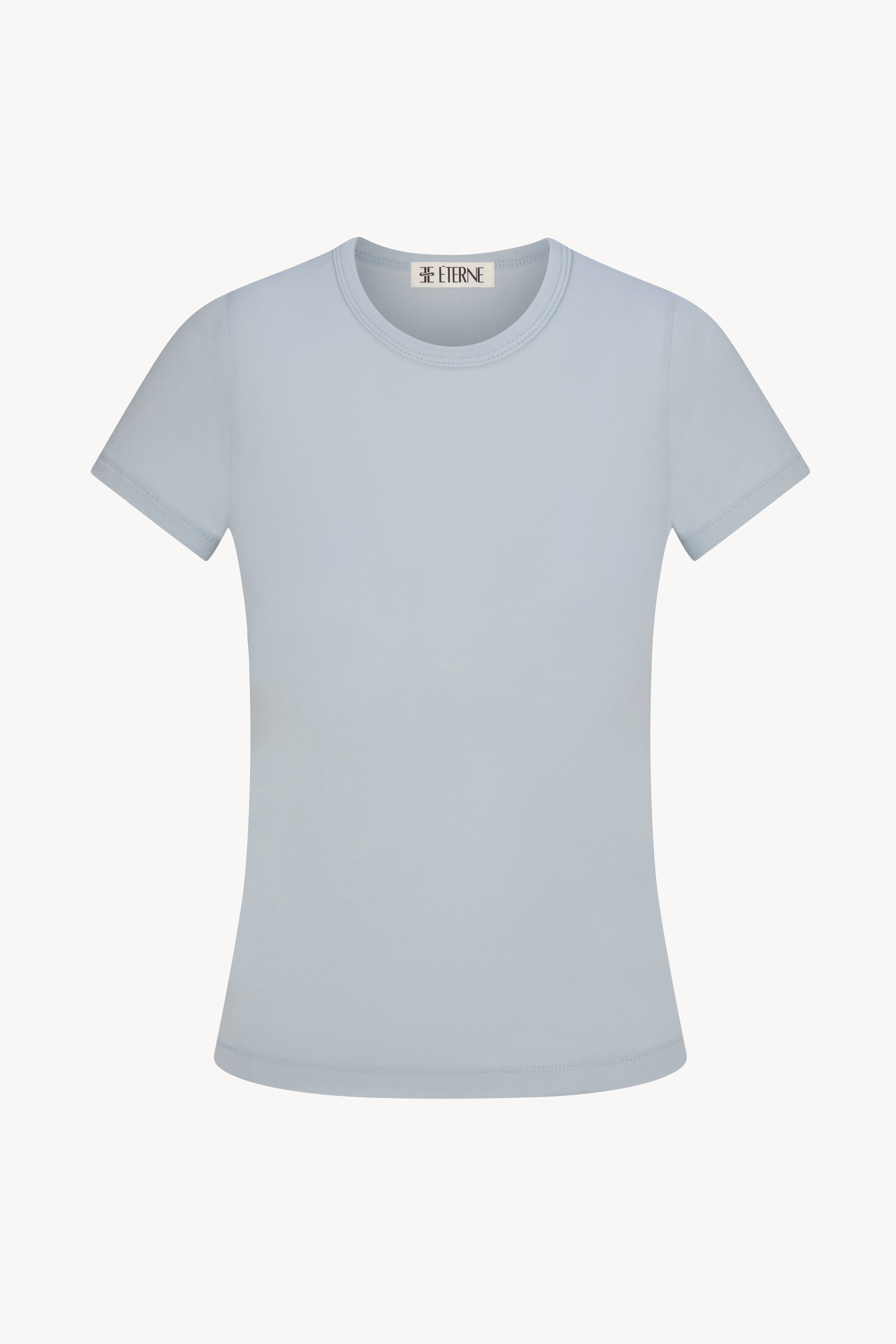 FITTED CREWNECK SHORT SLEEVE T-SHIRT