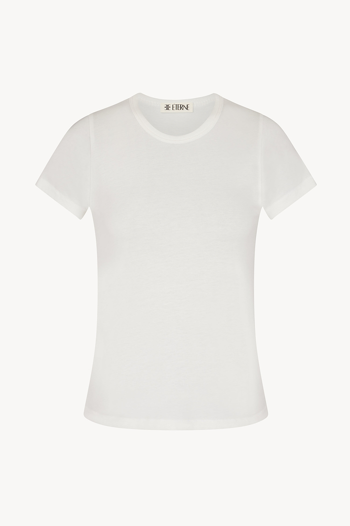FITTED CREWNECK SHORT SLEEVE T-SHIRT