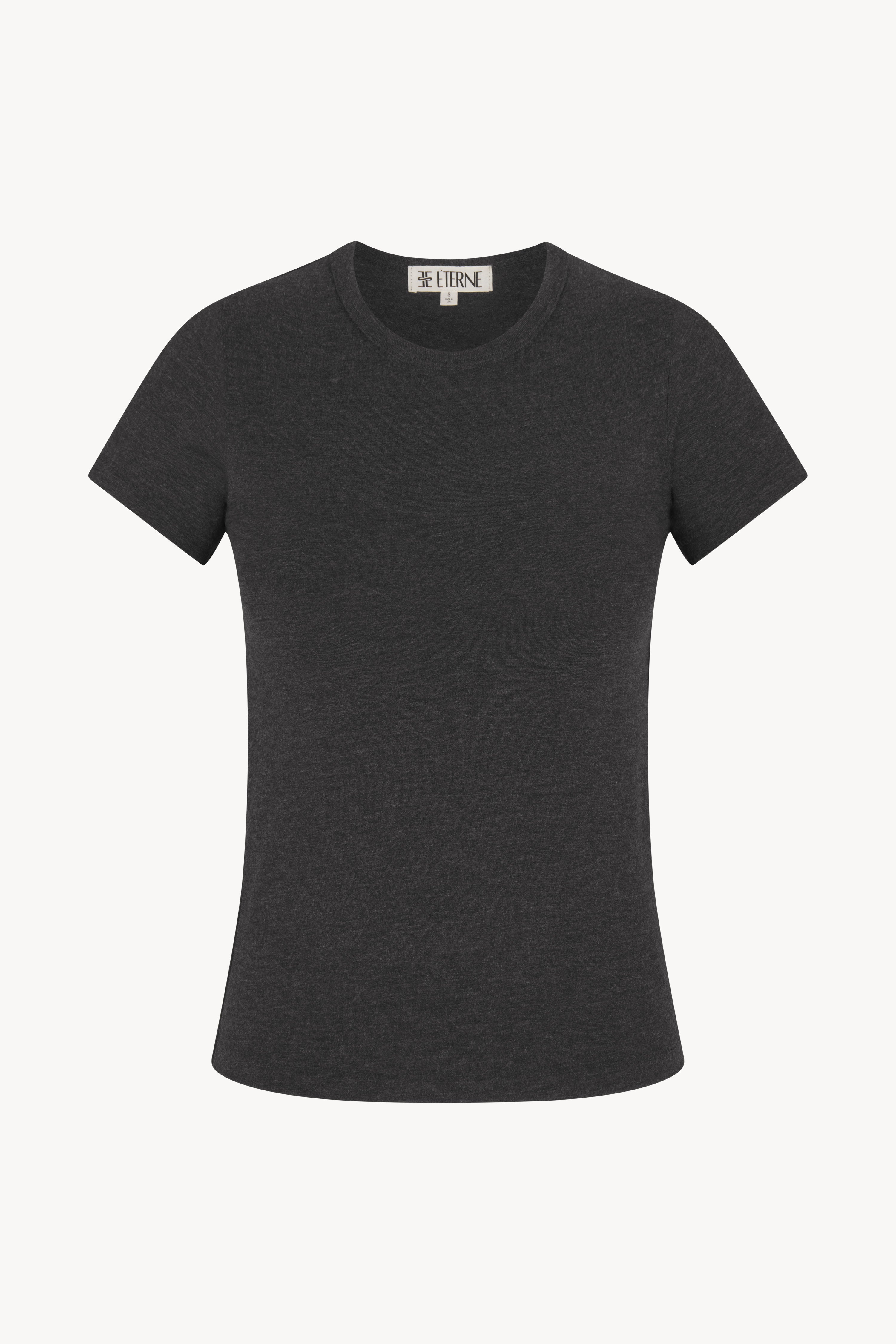 FITTED CREWNECK SHORT SLEEVE T-SHIRT