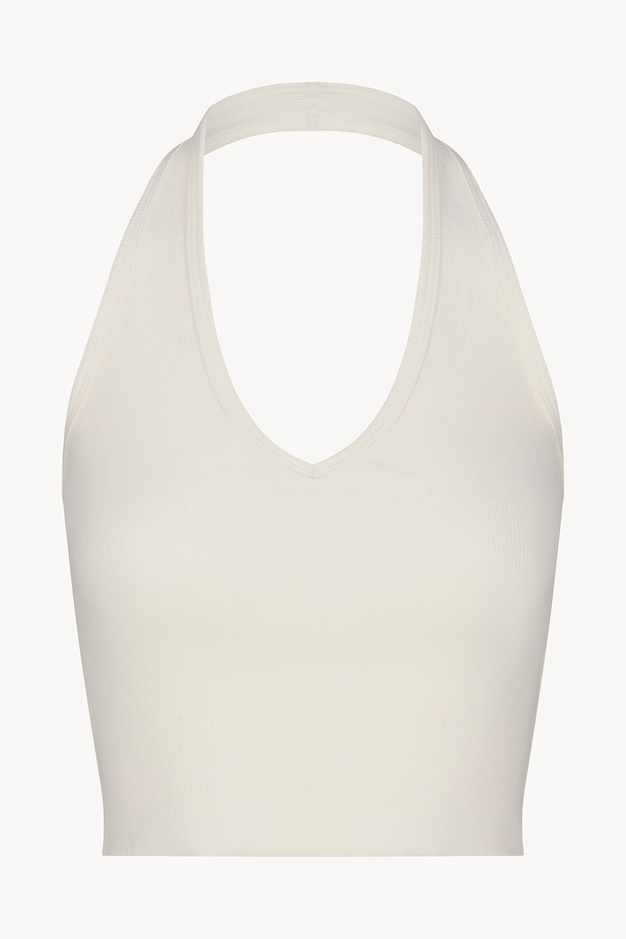 CROPPED HALTER TOP
