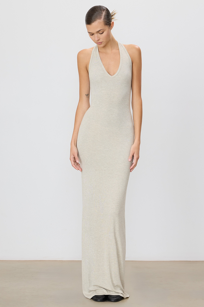HALTER MAXI DRESS
