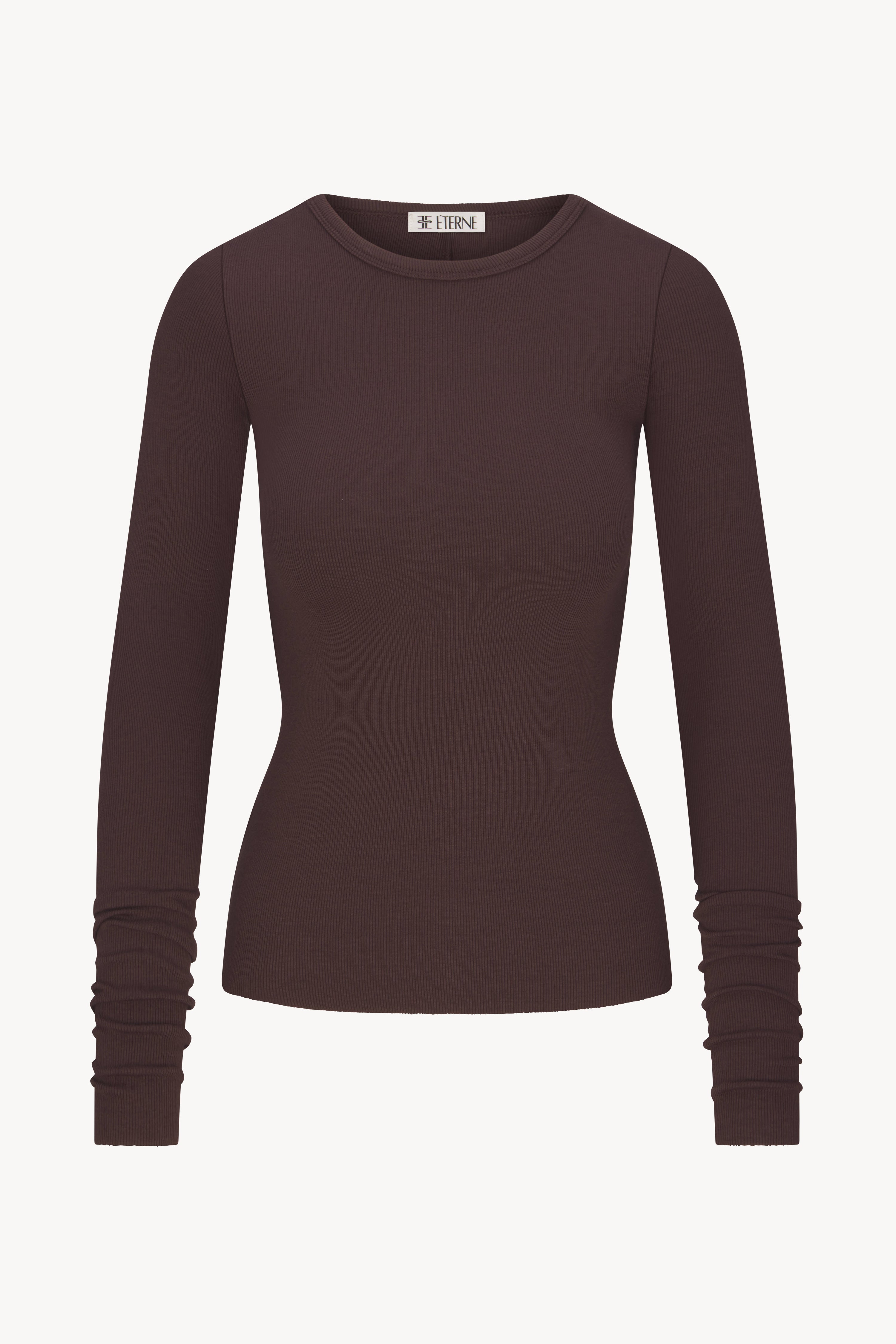 LONG SLEEVE FITTED TOP