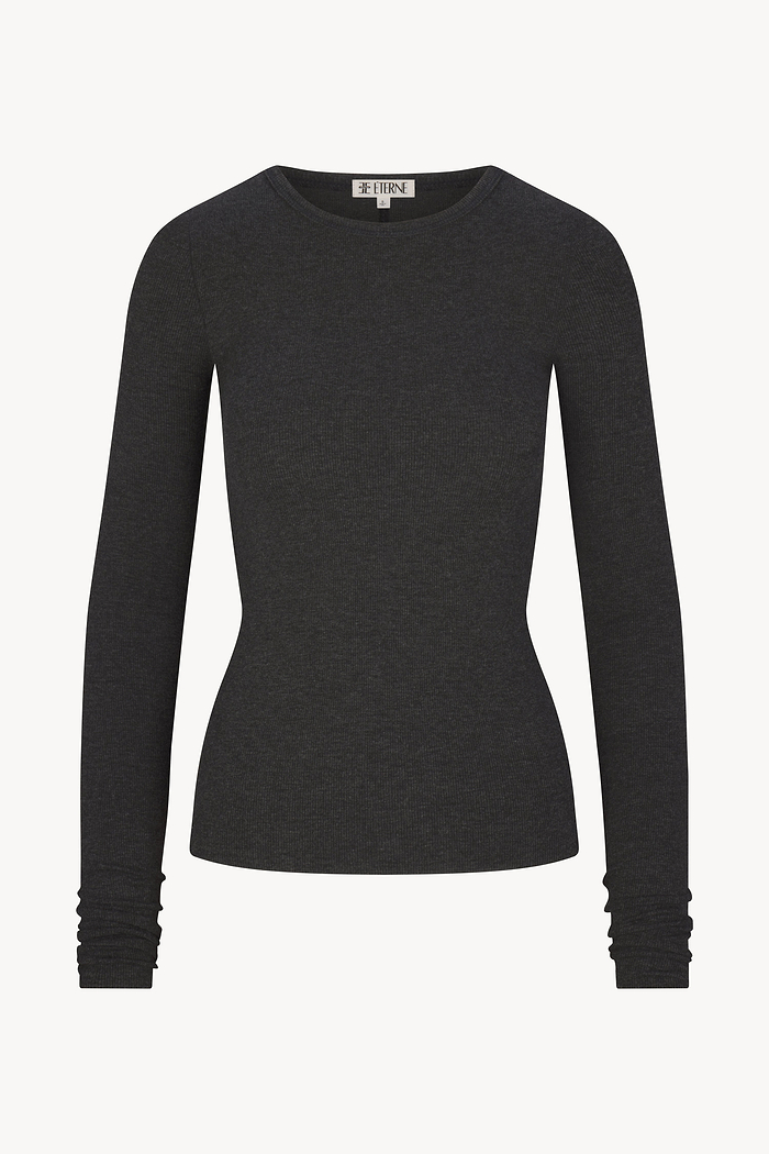 LONG SLEEVE FITTED TOP