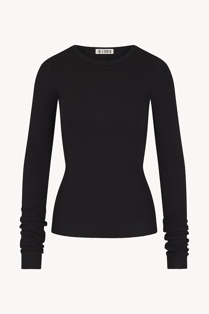 LONG SLEEVE FITTED TOP