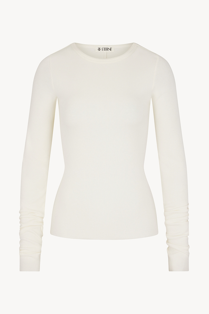 LONG SLEEVE FITTED TOP