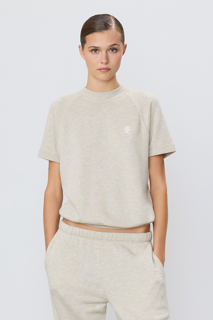 SHORT SLEEVE RAGLAN SWEATSHIRT