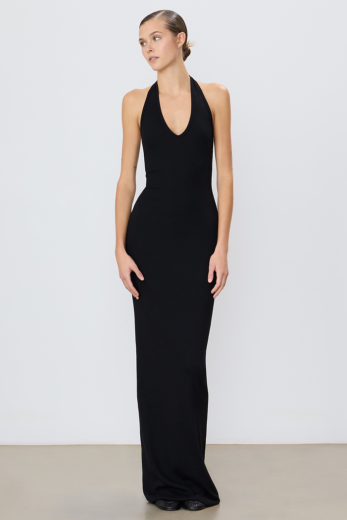 HALTER MAXI DRESS