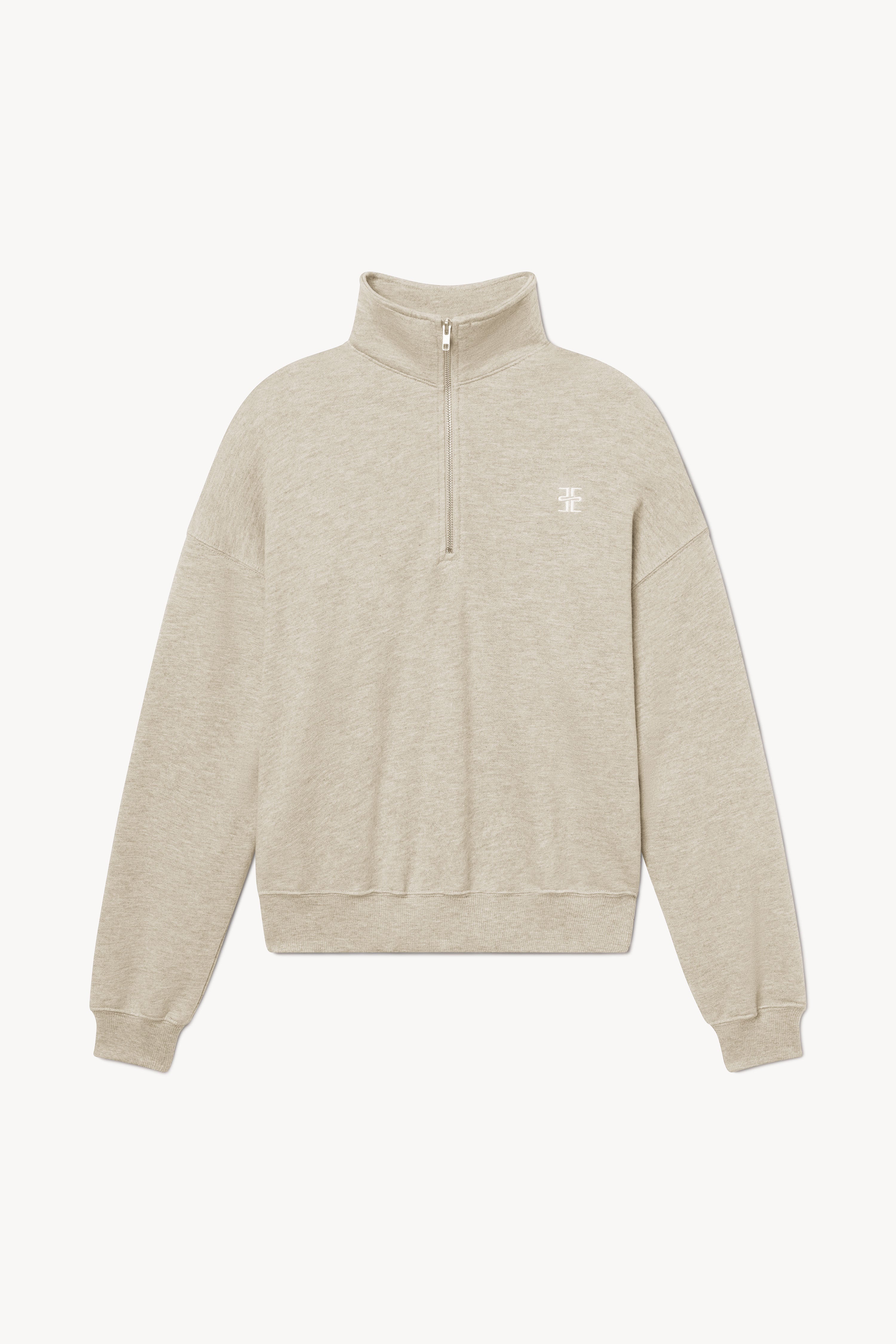 OVERSIZED HALF-ZIP SWEATSHIRT