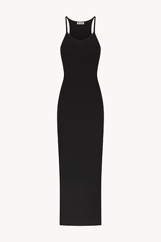 knee length dresses for ladies Raspberry Racerback Tank Midi Dress