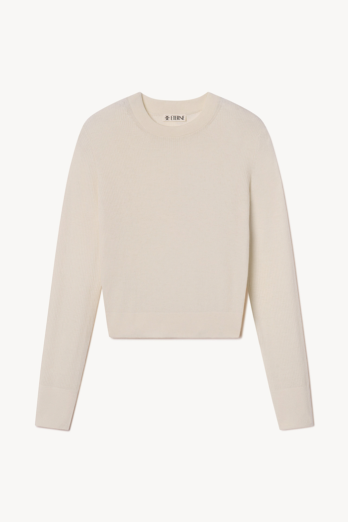 RIB STITCH CLARK SWEATER