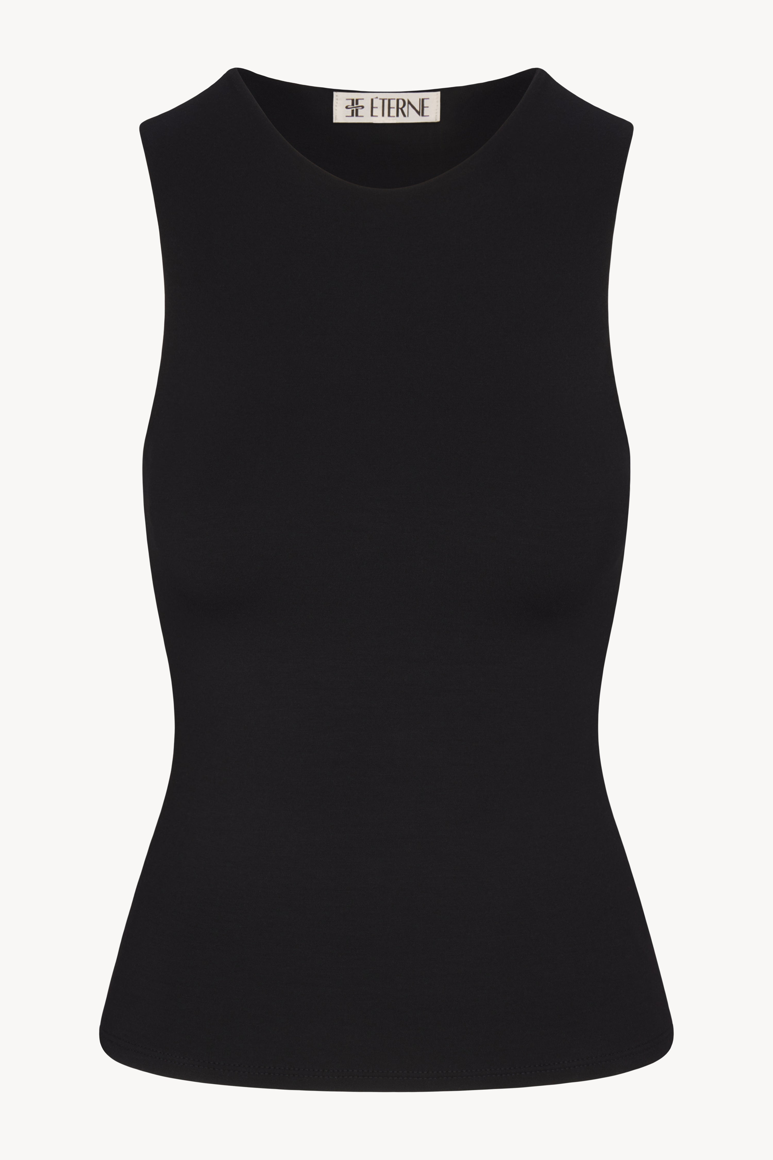 SLEEVELESS CREWNECK TOP